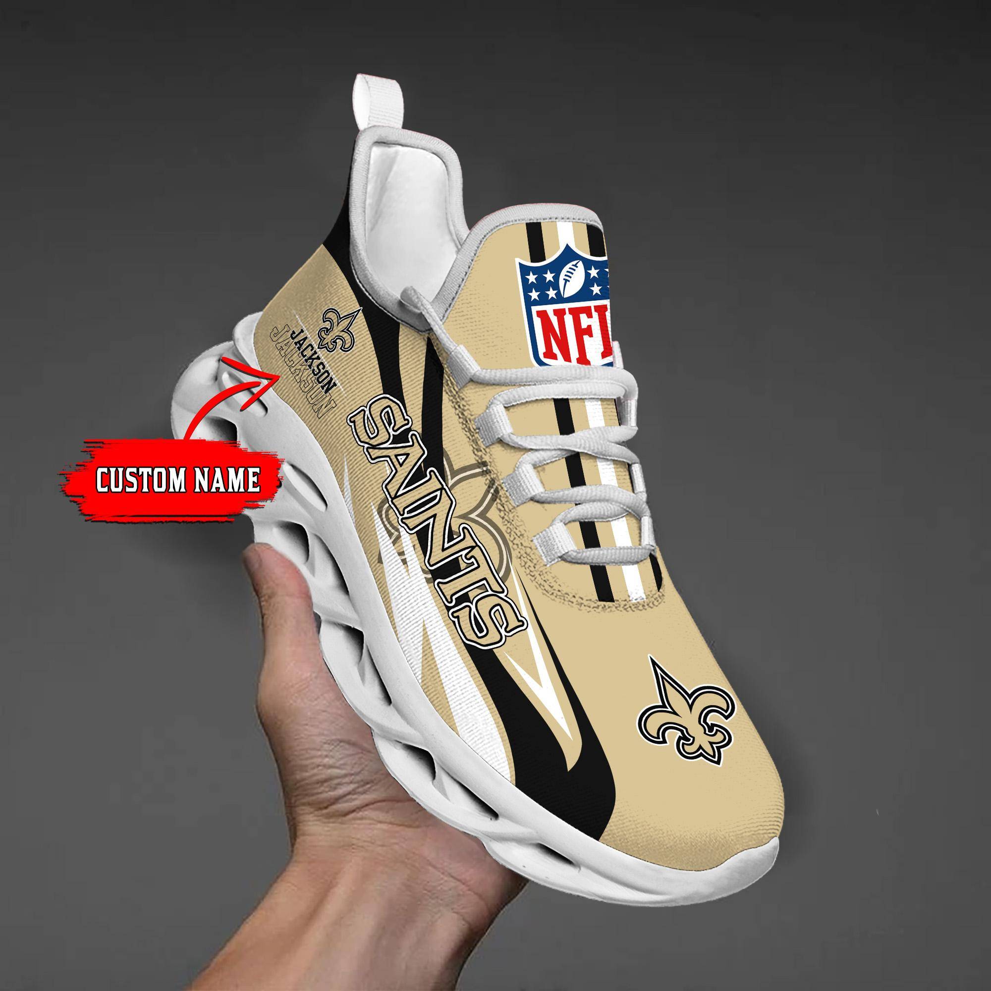 nordmerch new orleans saints max soul shoes sneakers for men and women ersup