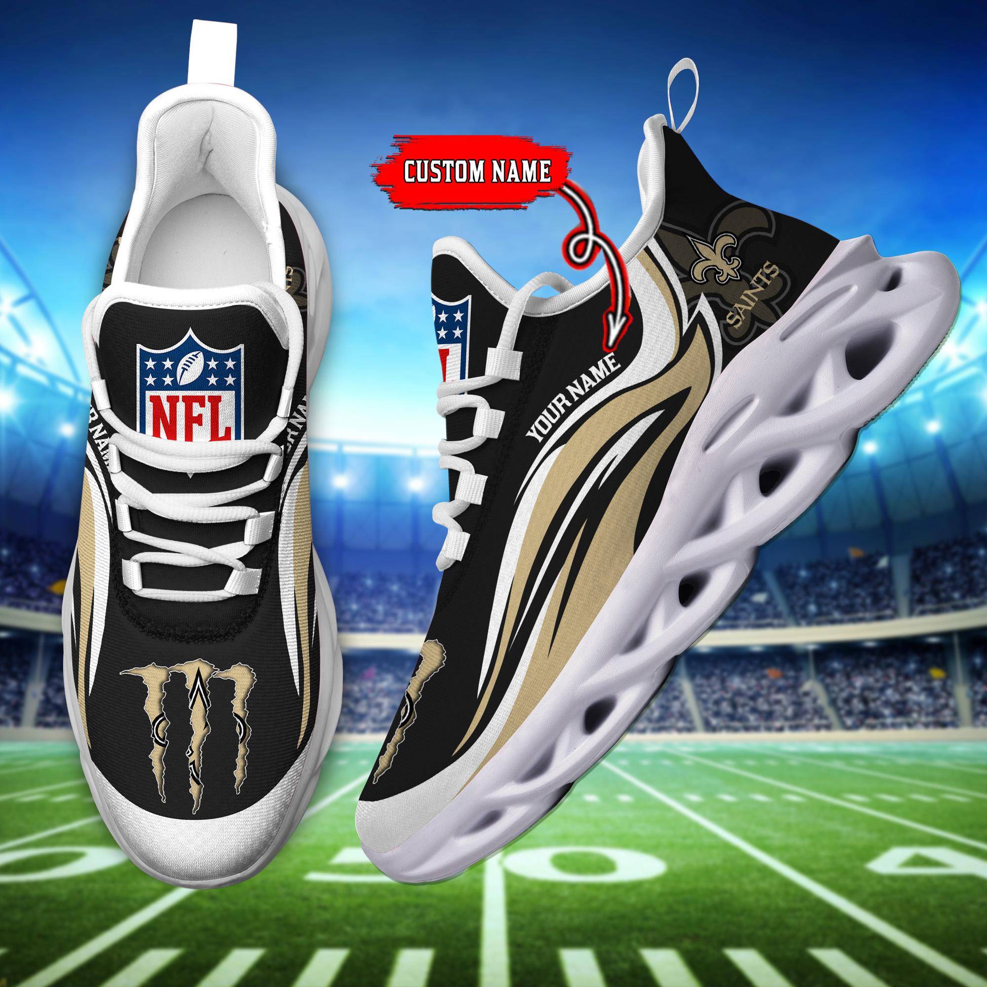 nordmerch new orleans saints max soul shoes sneakers for men and women i2aea