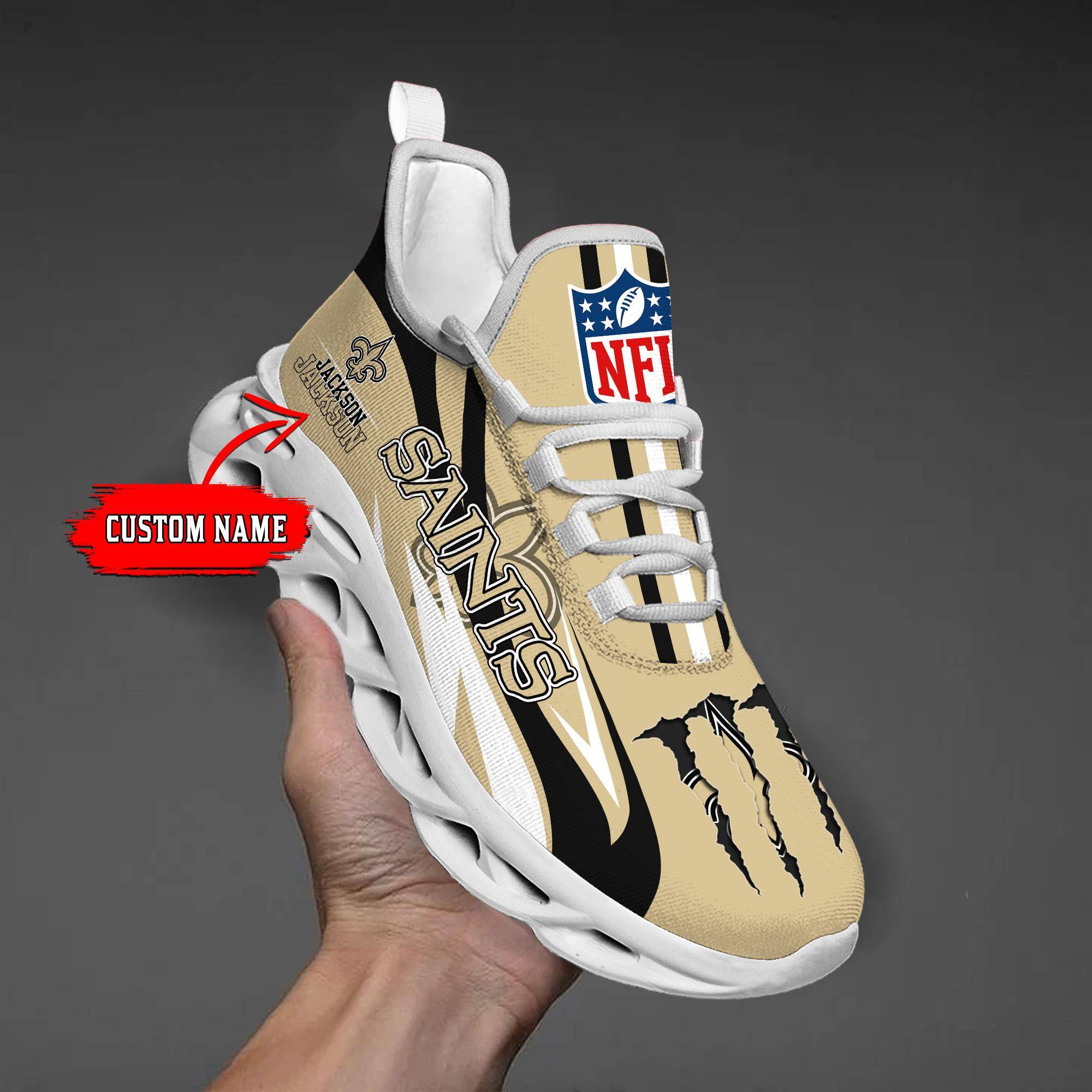 nordmerch new orleans saints max soul shoes sneakers for men and women kq1ta