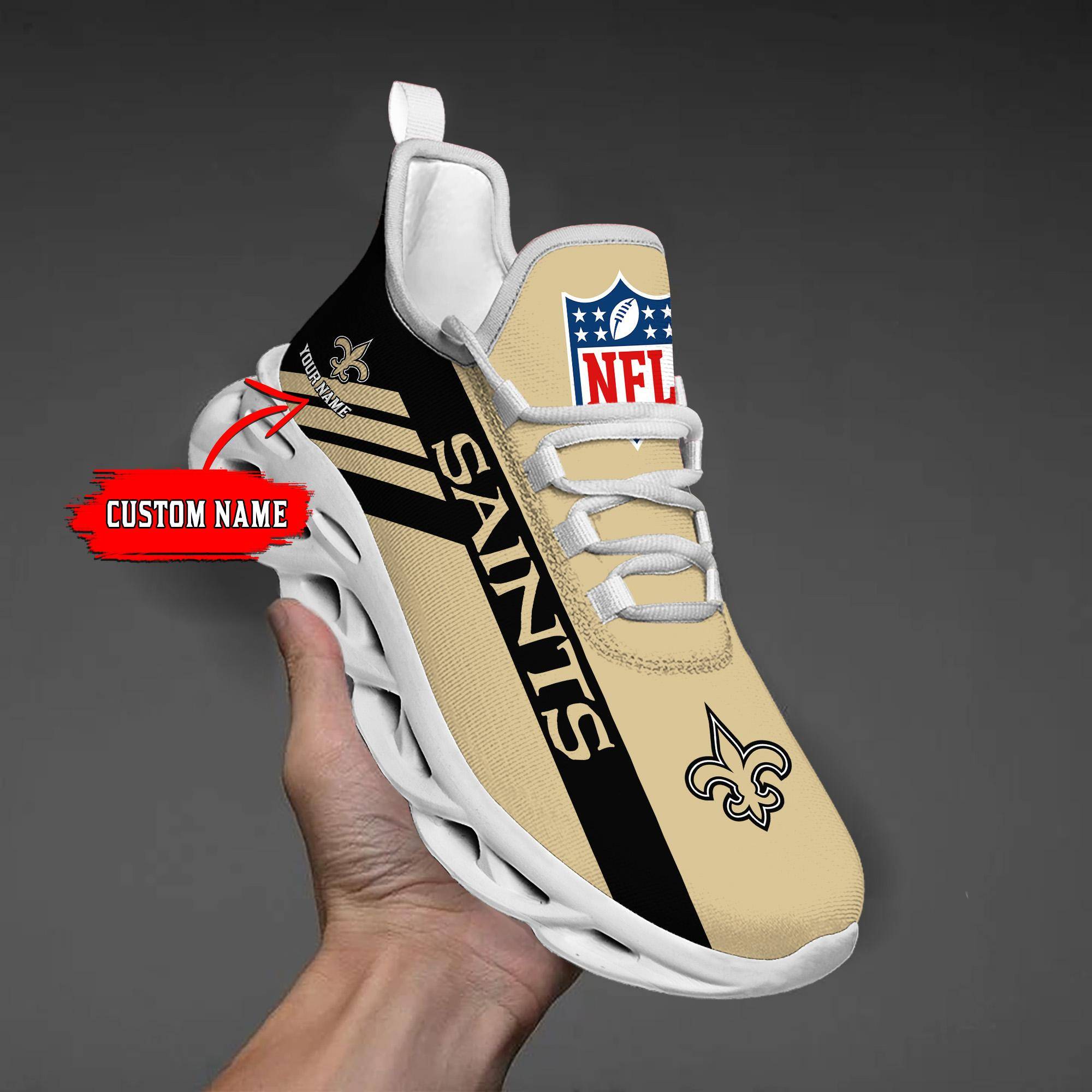 nordmerch new orleans saints max soul shoes sneakers for men and women oycok