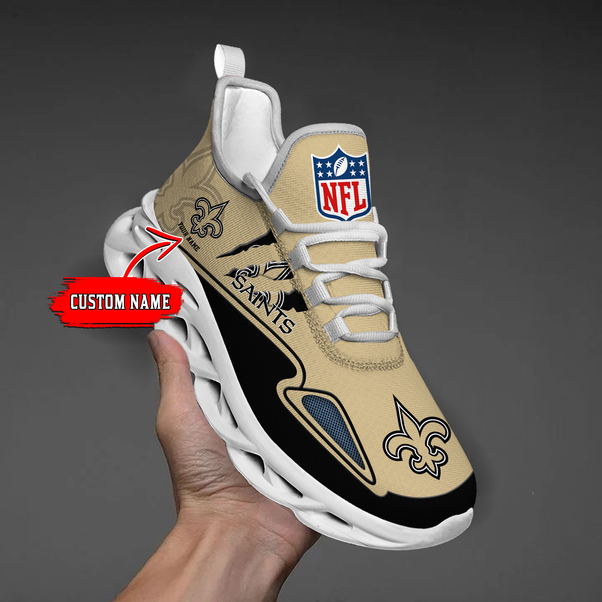 nordmerch new orleans saints max soul shoes sneakers for men and women waicg