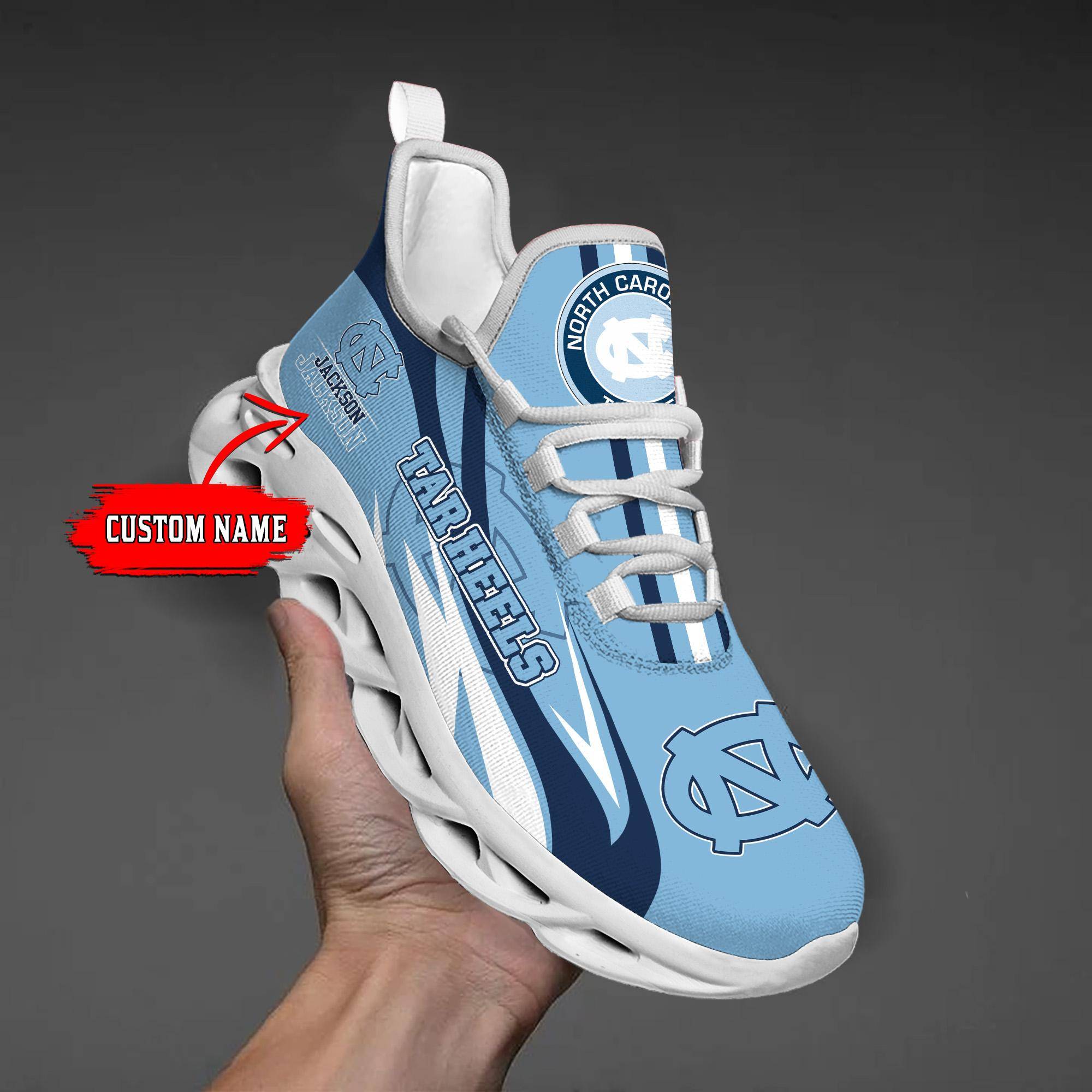 nordmerch north carolina tar heels max soul shoes sneakers for men and women fyoyg