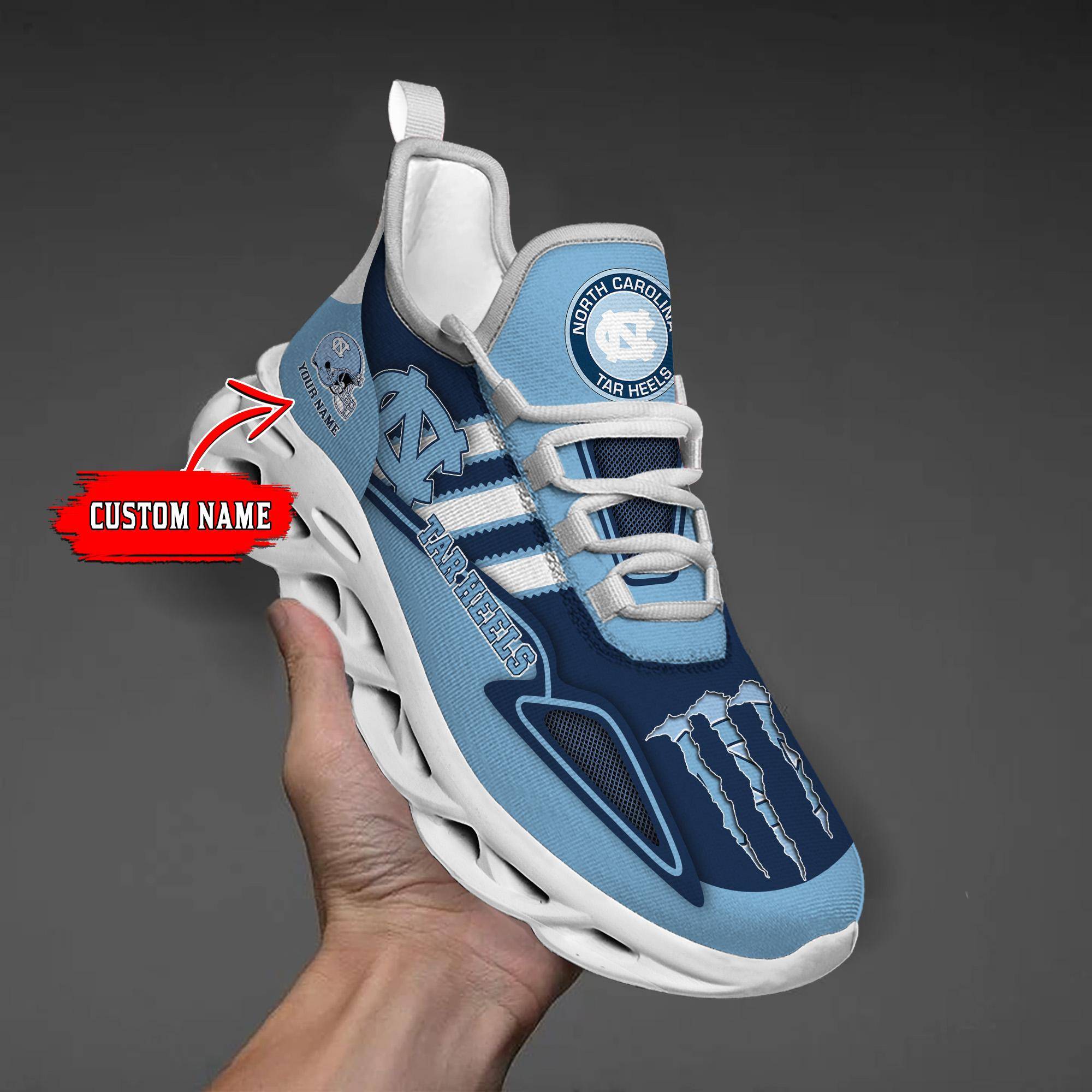 nordmerch north carolina tar heels max soul shoes sneakers for men and women teaft