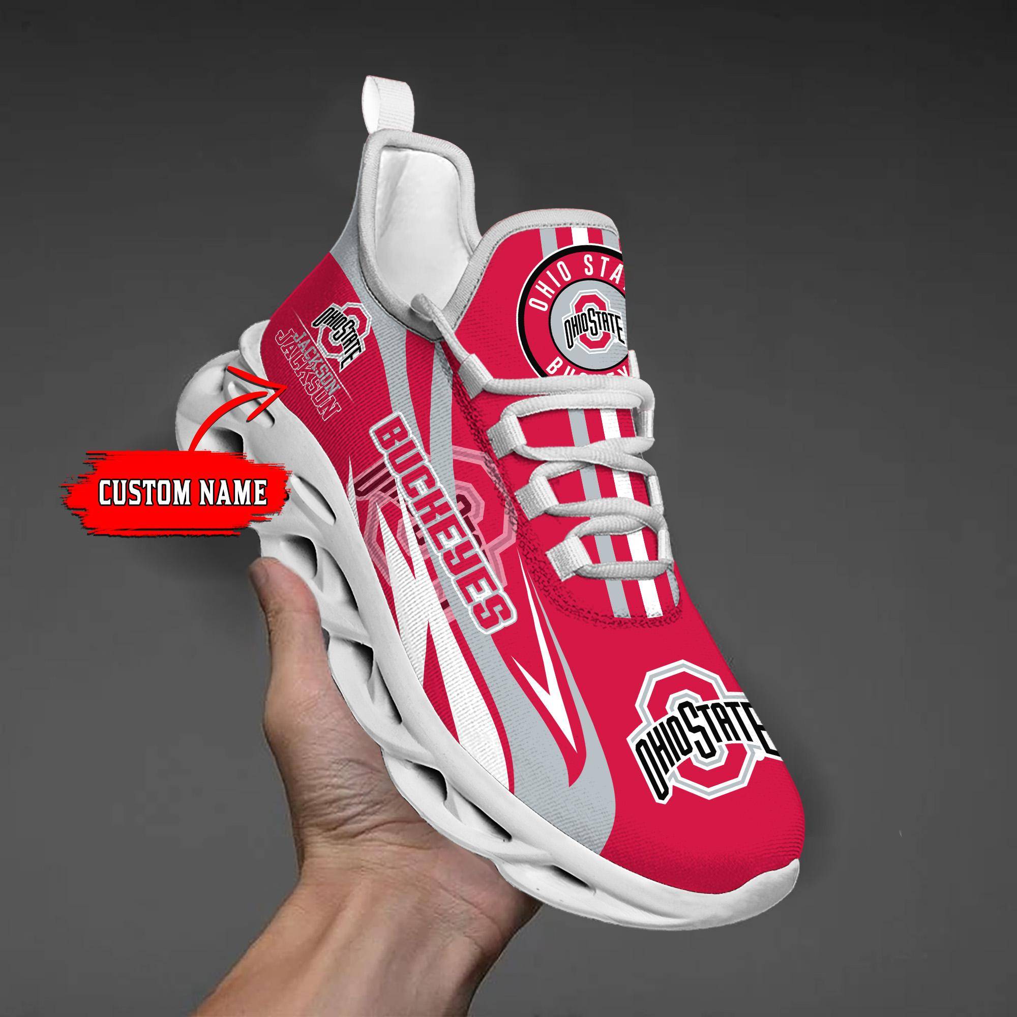 nordmerch ohio state buckeyes max soul shoes sneakers for men and women 9nd5z