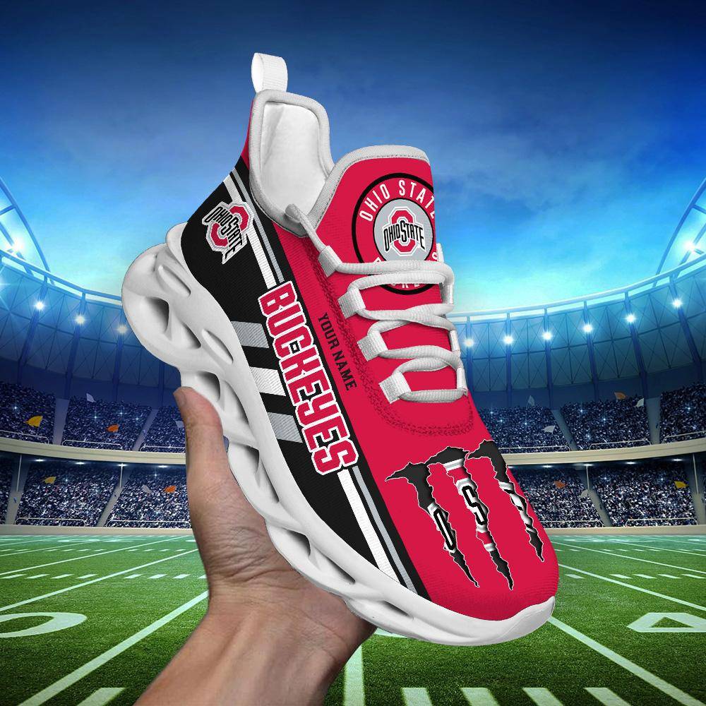 nordmerch ohio state buckeyes max soul shoes sneakers for men and women acmx3