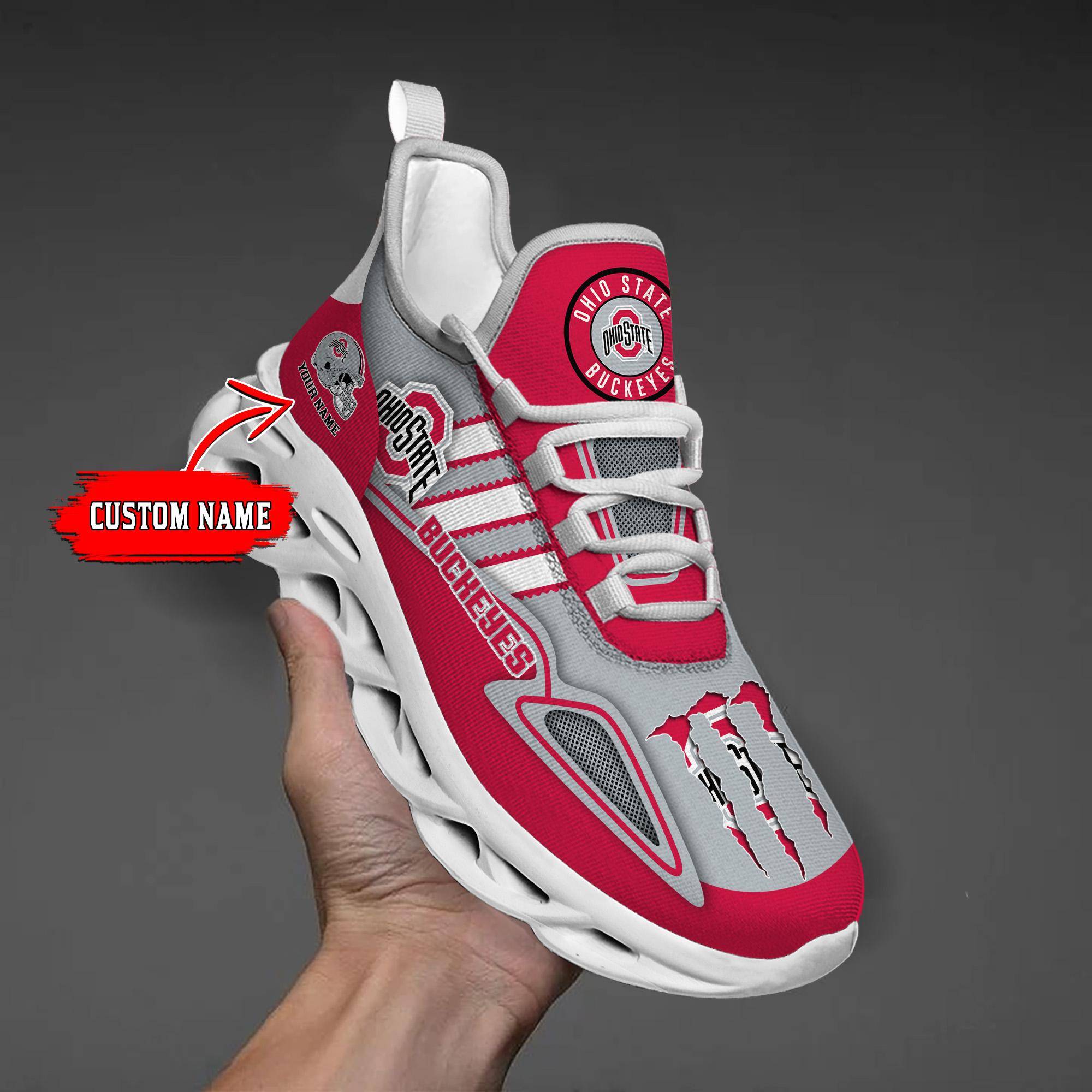 nordmerch ohio state buckeyes max soul shoes sneakers for men and women bfijg