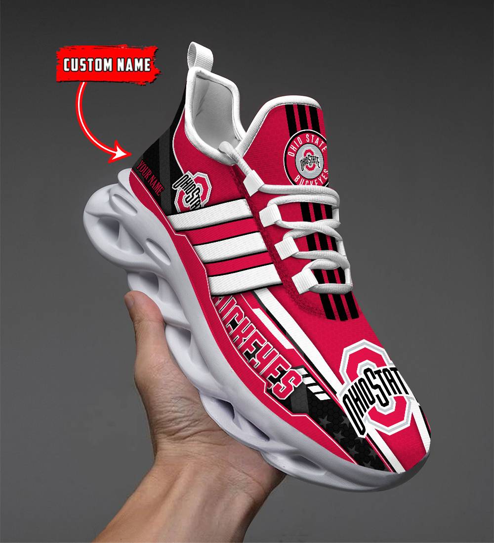 nordmerch ohio state buckeyes max soul shoes sneakers for men and women kxosn