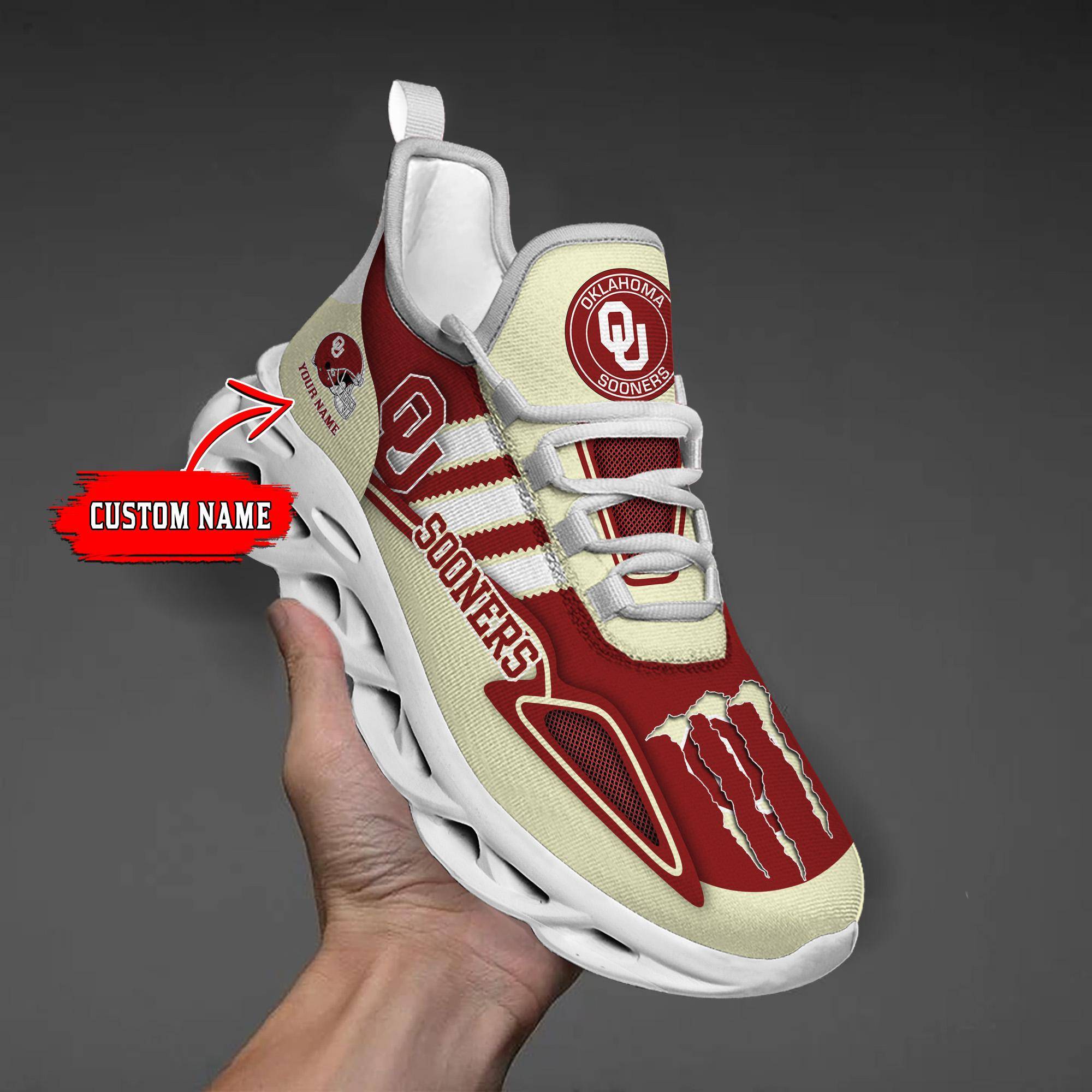 nordmerch oklahoma sooners max soul shoes sneakers for men and women 4tbiq