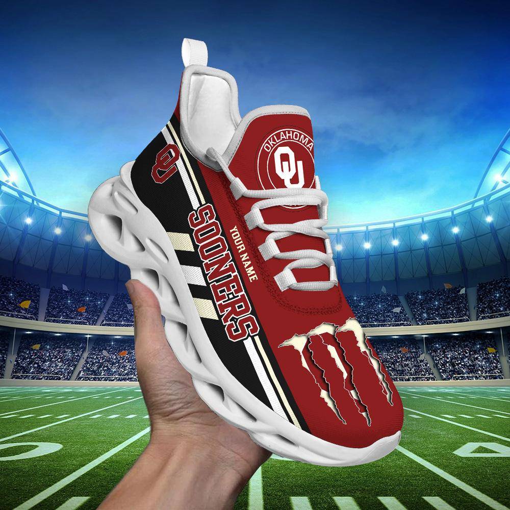 nordmerch oklahoma sooners max soul shoes sneakers for men and women yb4tf