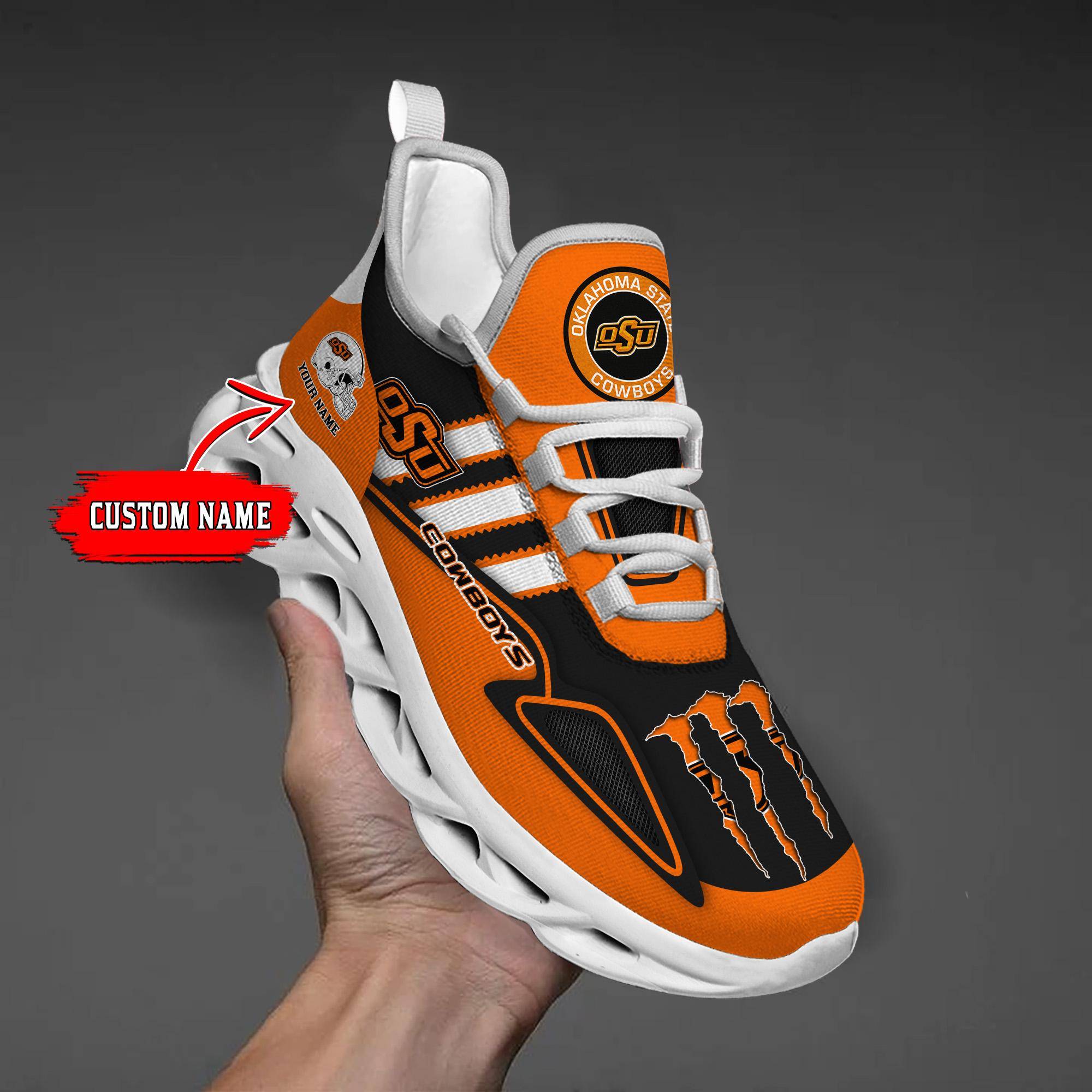 nordmerch oklahoma state cowboys max soul shoes sneakers for men and women zplkl