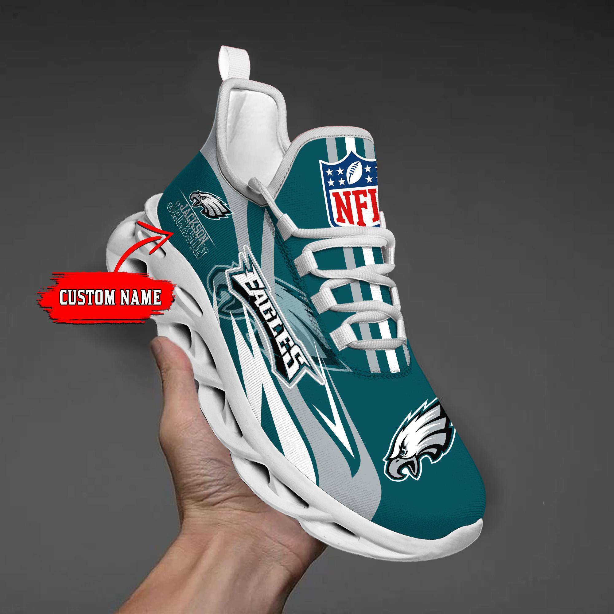 nordmerch philadelphia eagles max soul shoes sneakers for men and women 1fzmi