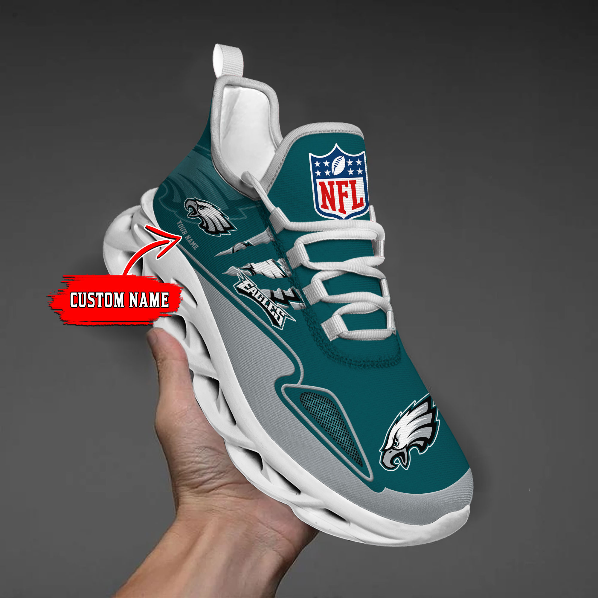 nordmerch philadelphia eagles max soul shoes sneakers for men and women 2whpo