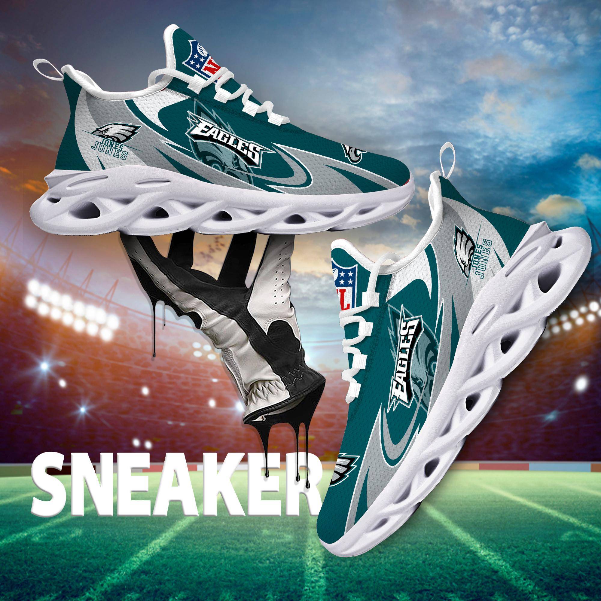 nordmerch philadelphia eagles max soul shoes sneakers for men and women b5gei