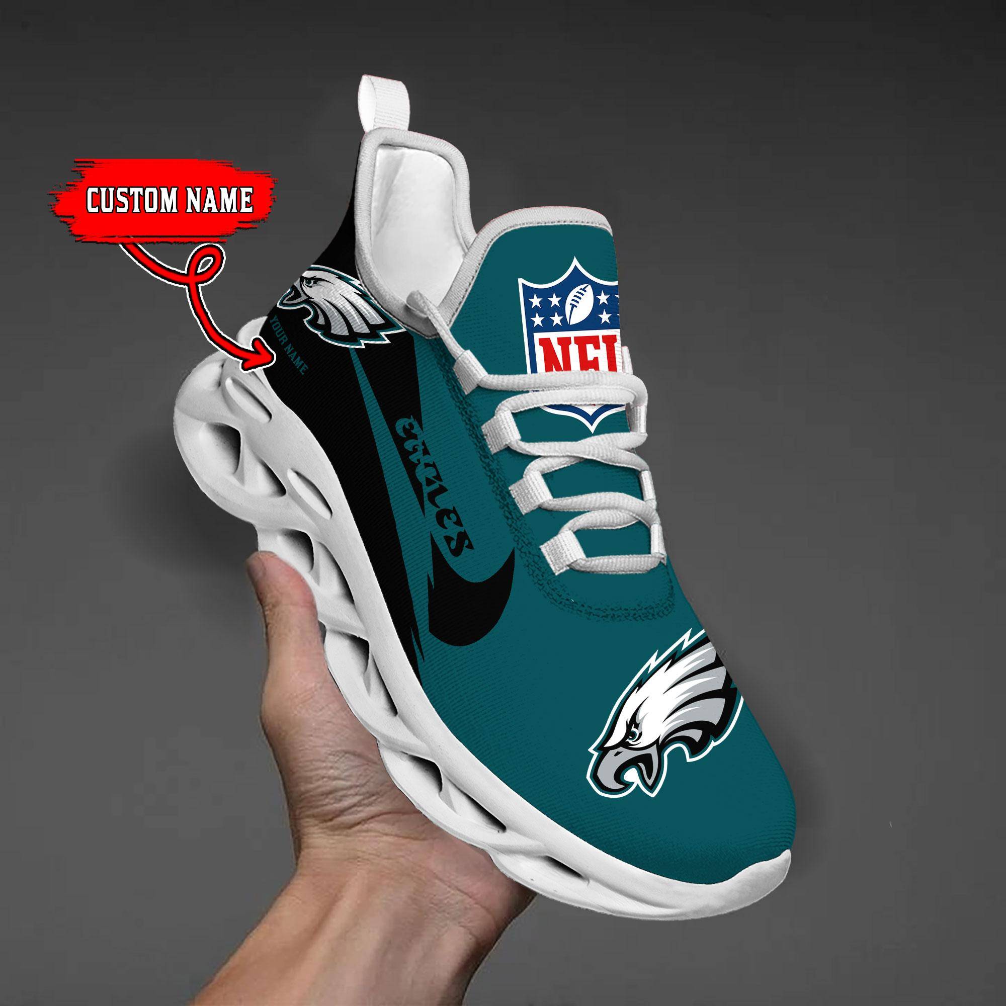 nordmerch philadelphia eagles max soul shoes sneakers for men and women xhxvk