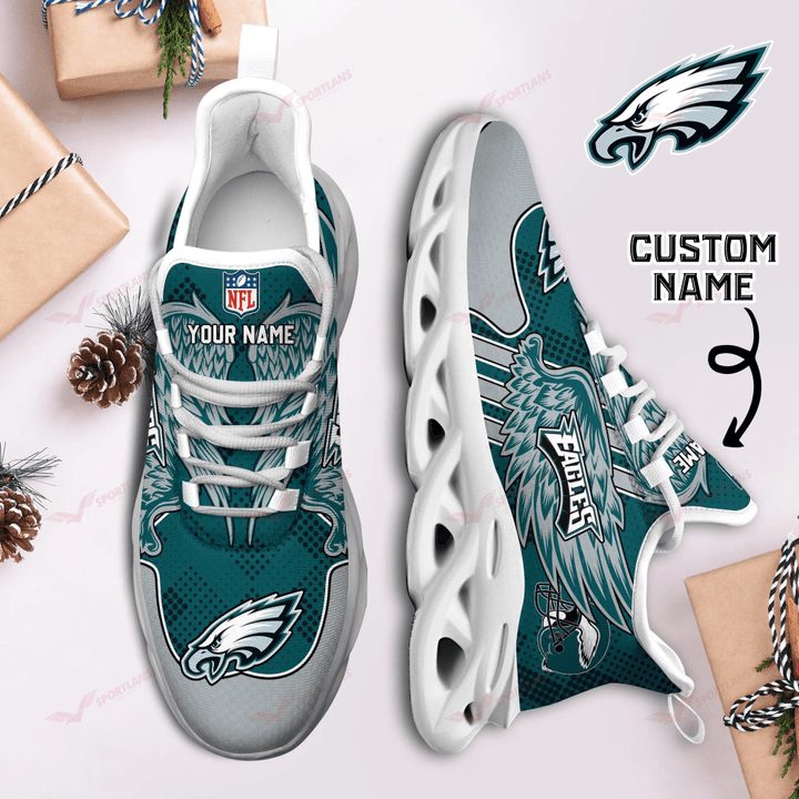 nordmerch philadelphia eagles nfl max soul shoes sneakers for men and women wyona