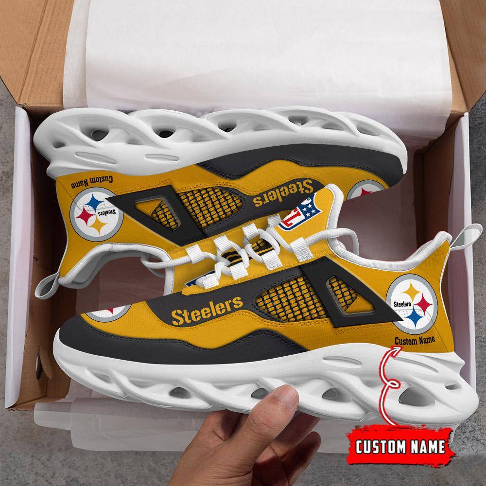 nordmerch pittsburgh steelers max soul shoes sneakers for men and women evabc