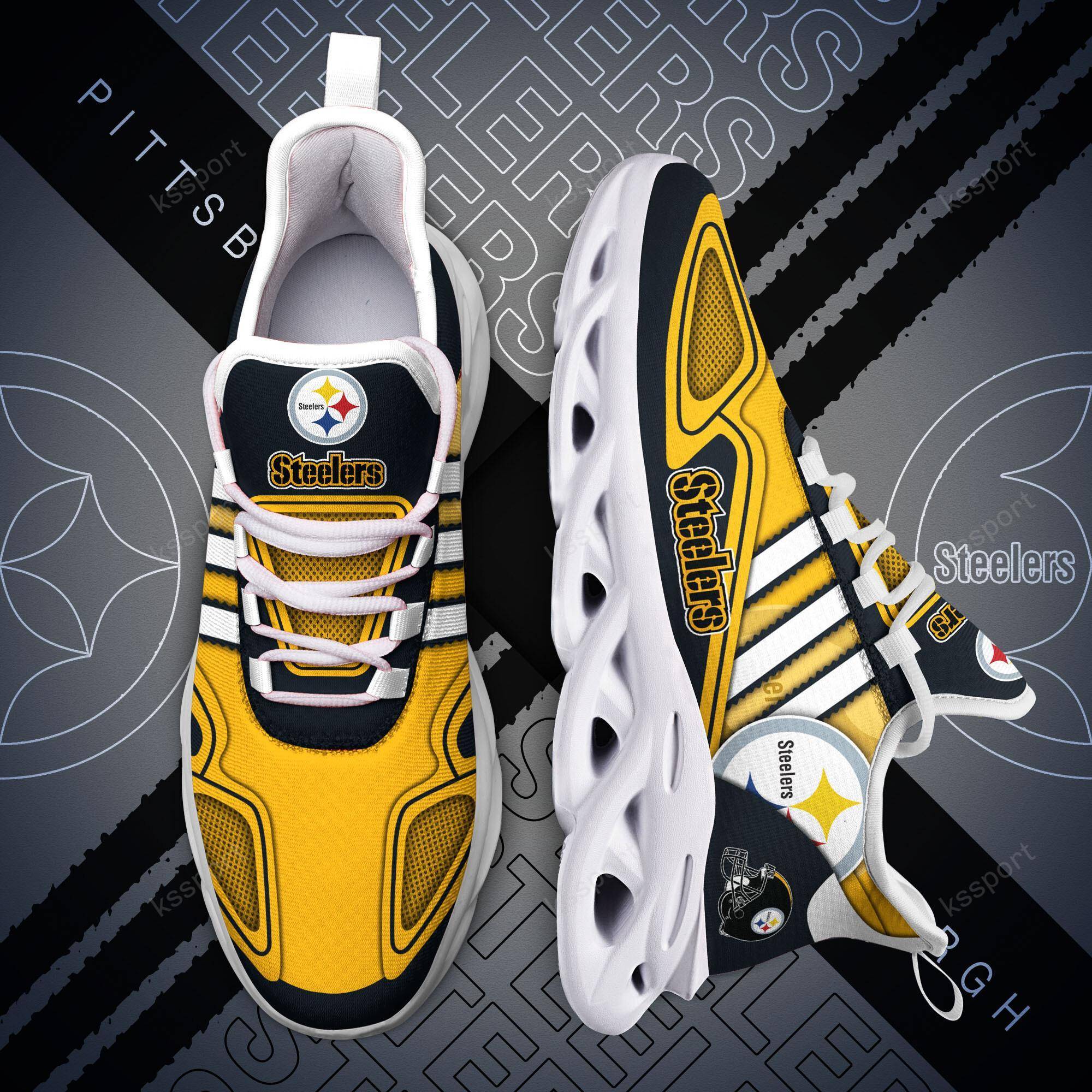 nordmerch pittsburgh steelers max soul shoes sneakers for men and women ff8zz