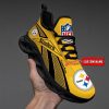 nordmerch pittsburgh steelers max soul shoes sneakers for men and women pcgp3