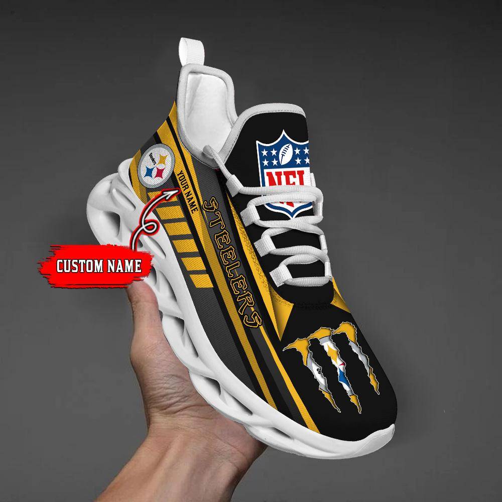 nordmerch pittsburgh steelers max soul shoes sneakers for men and women wwbkn