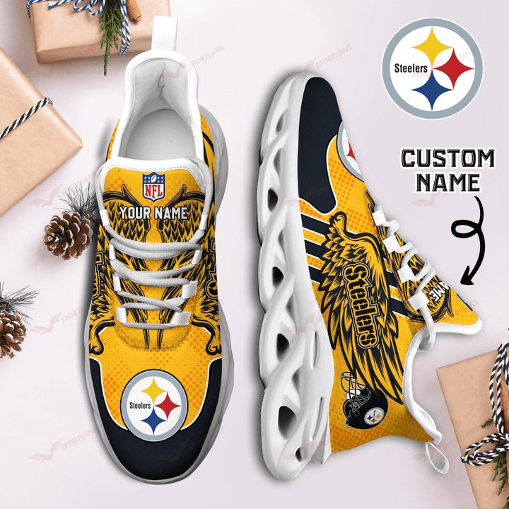 nordmerch pittsburgh steelers nfl max soul shoes sneakers for men and women klxsu