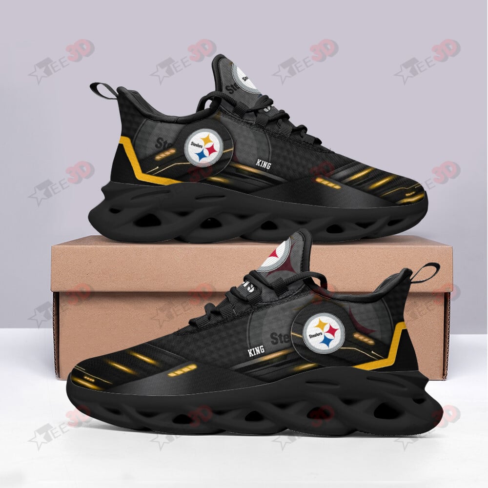 nordmerch pittsburgh steelers nfl max soul shoes sneakers for men and women ynojm