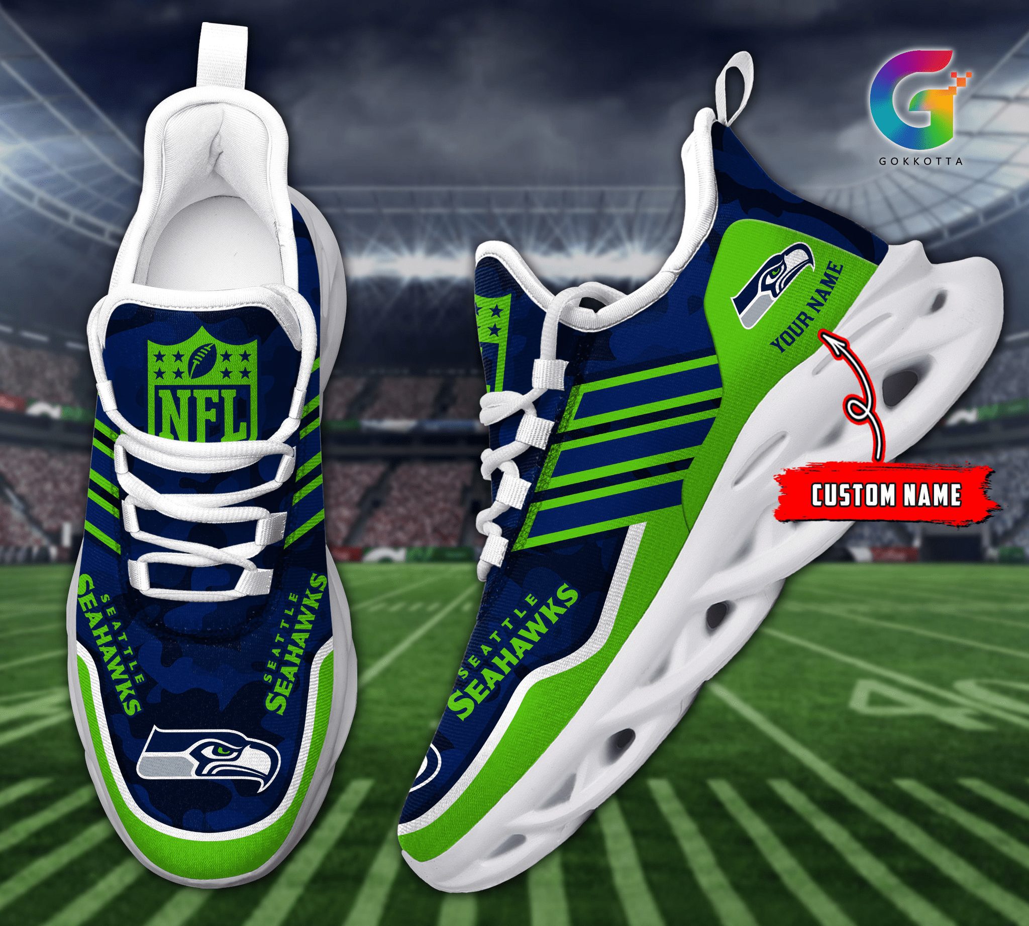 nordmerch seattle seahawks max soul shoes sneakers for men and women g4rwd