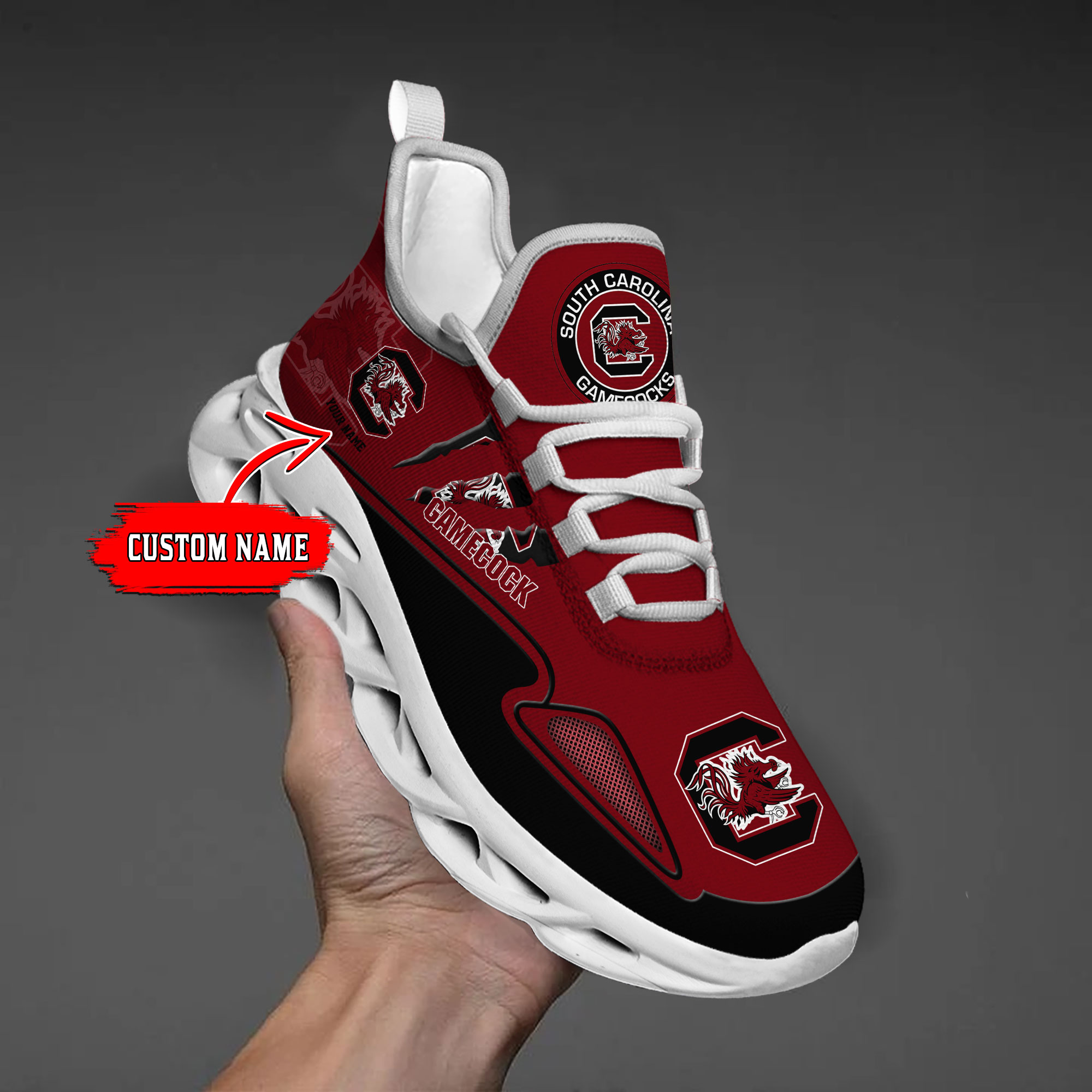 nordmerch south carolina gamecocks max soul shoes sneakers for men and women fogow