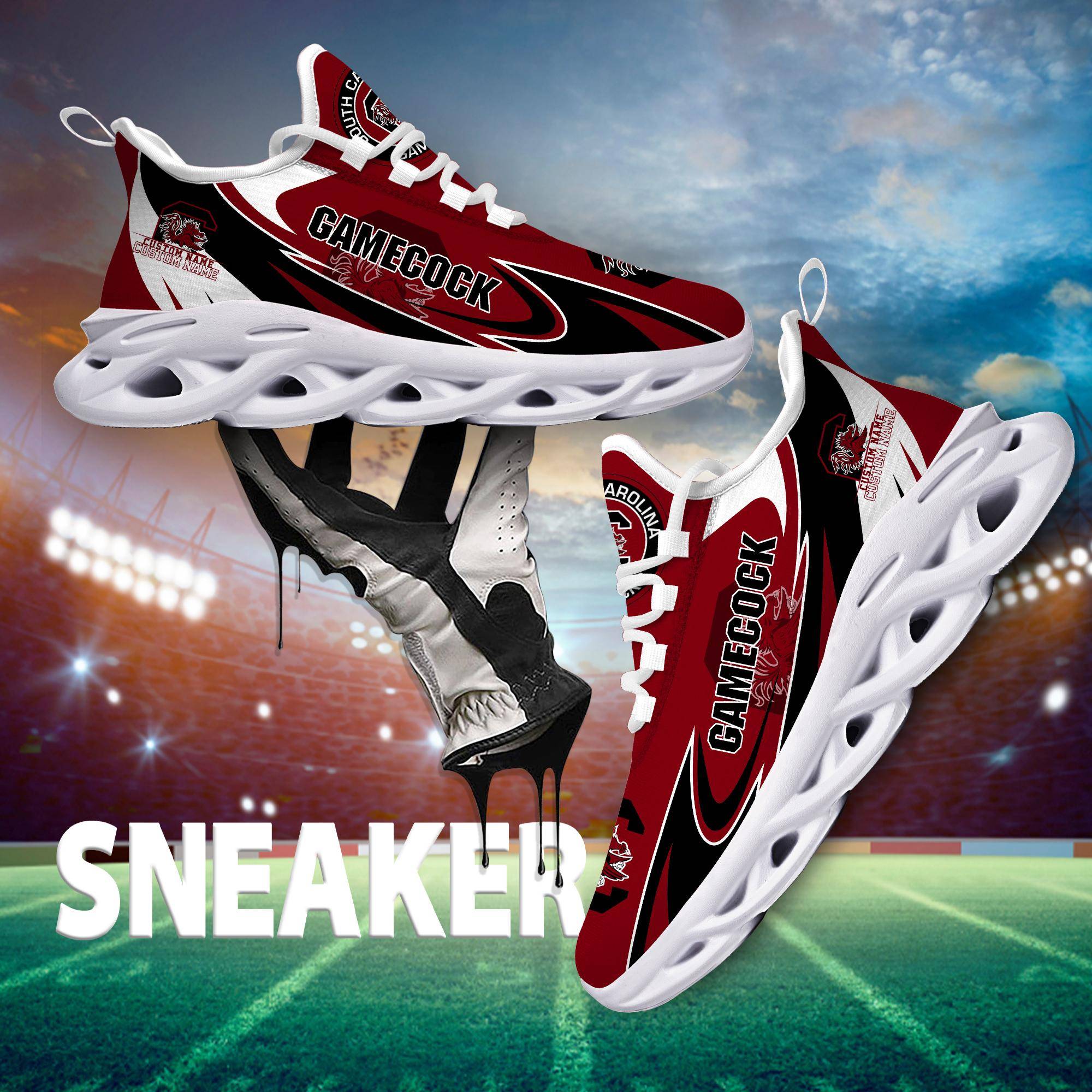 nordmerch south carolina gamecocks max soul shoes sneakers for men and women viylh