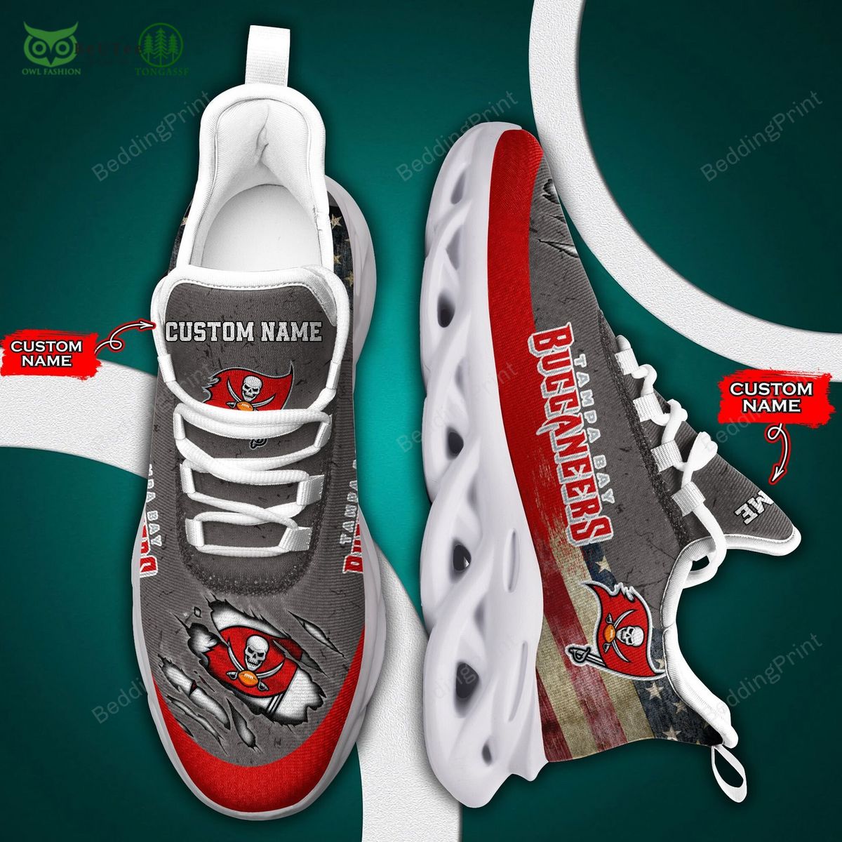 nordmerch tampa bay buccaneers max soul shoes sneakers for men and women kwdia