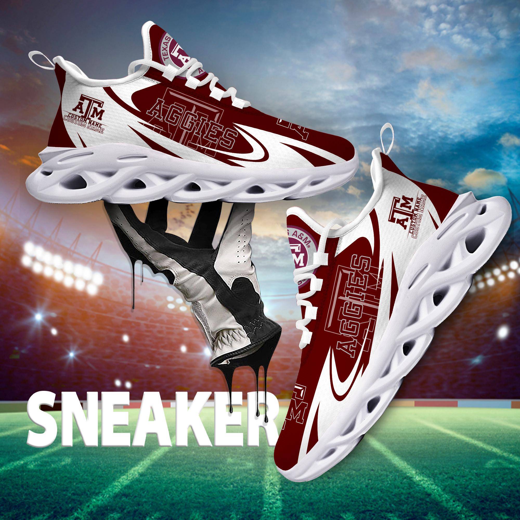 nordmerch texas am aggies max soul shoes sneakers for men and women yjljm