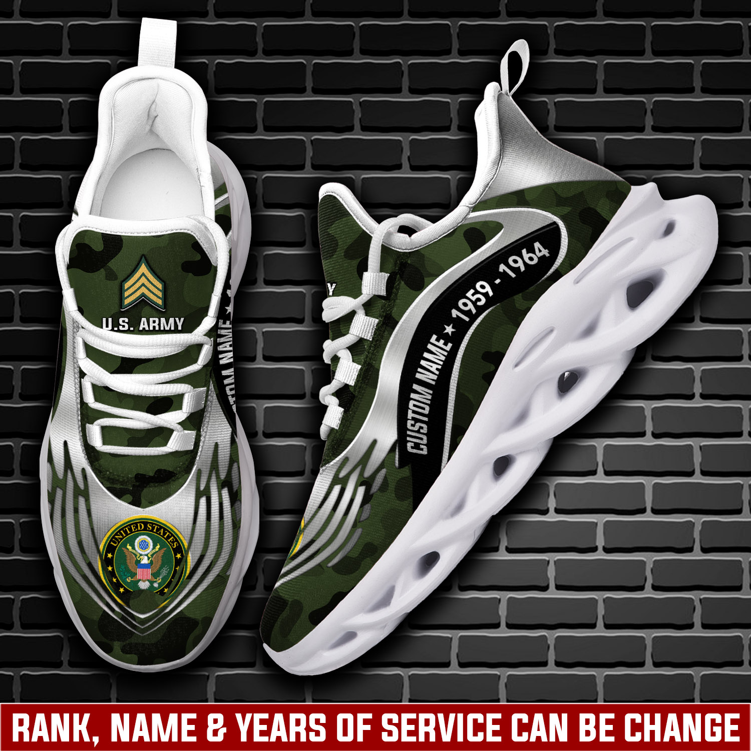 nordmerch us army max soul shoes sneakers for men and women 8bwkg