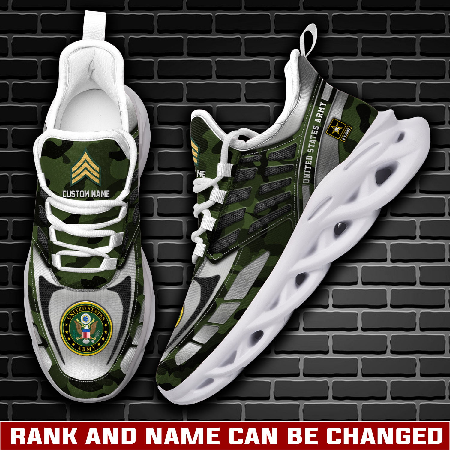 nordmerch us army max soul shoes sneakers for men and women qkbwi