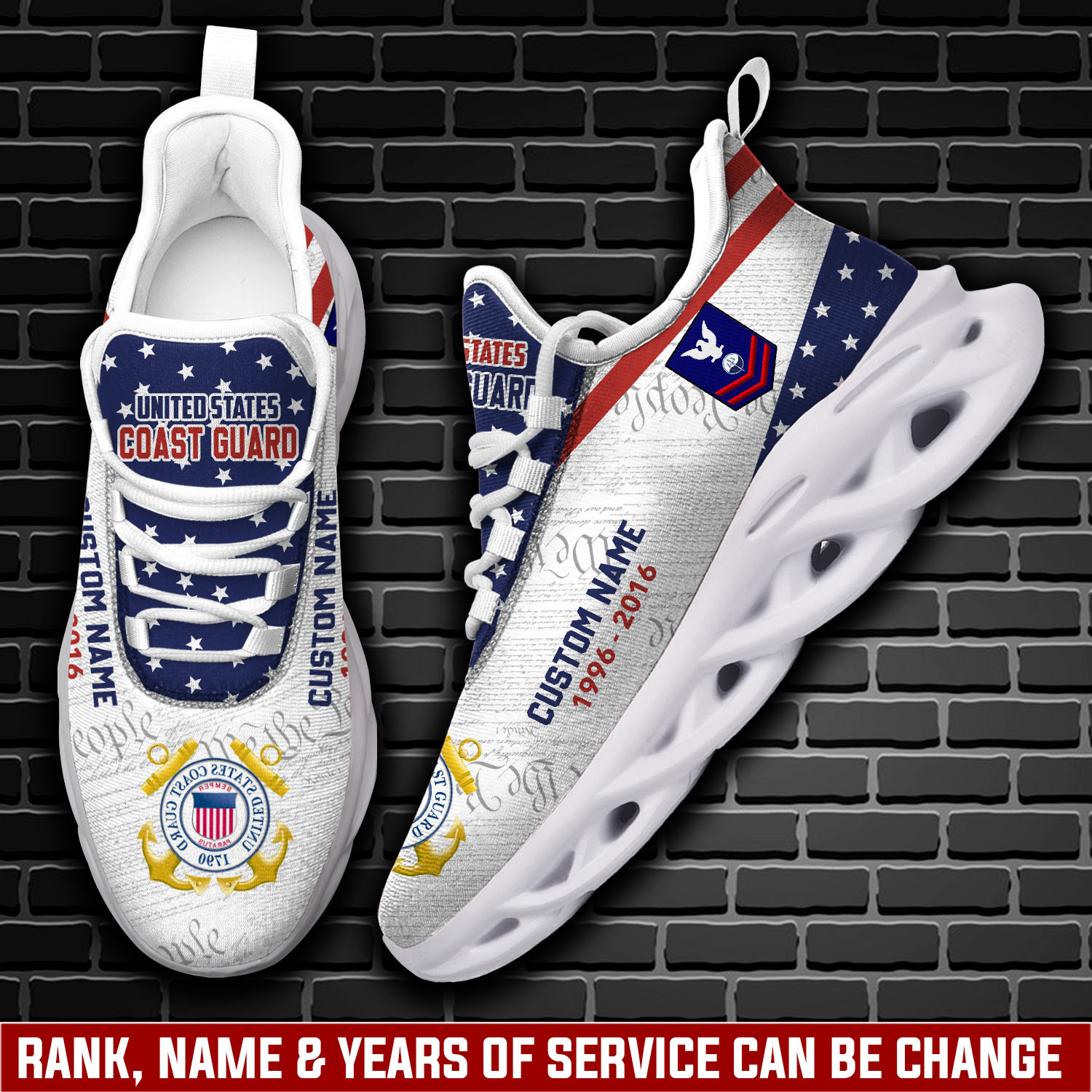 nordmerch us coast guard max soul shoes sneakers for men and women p7k2u