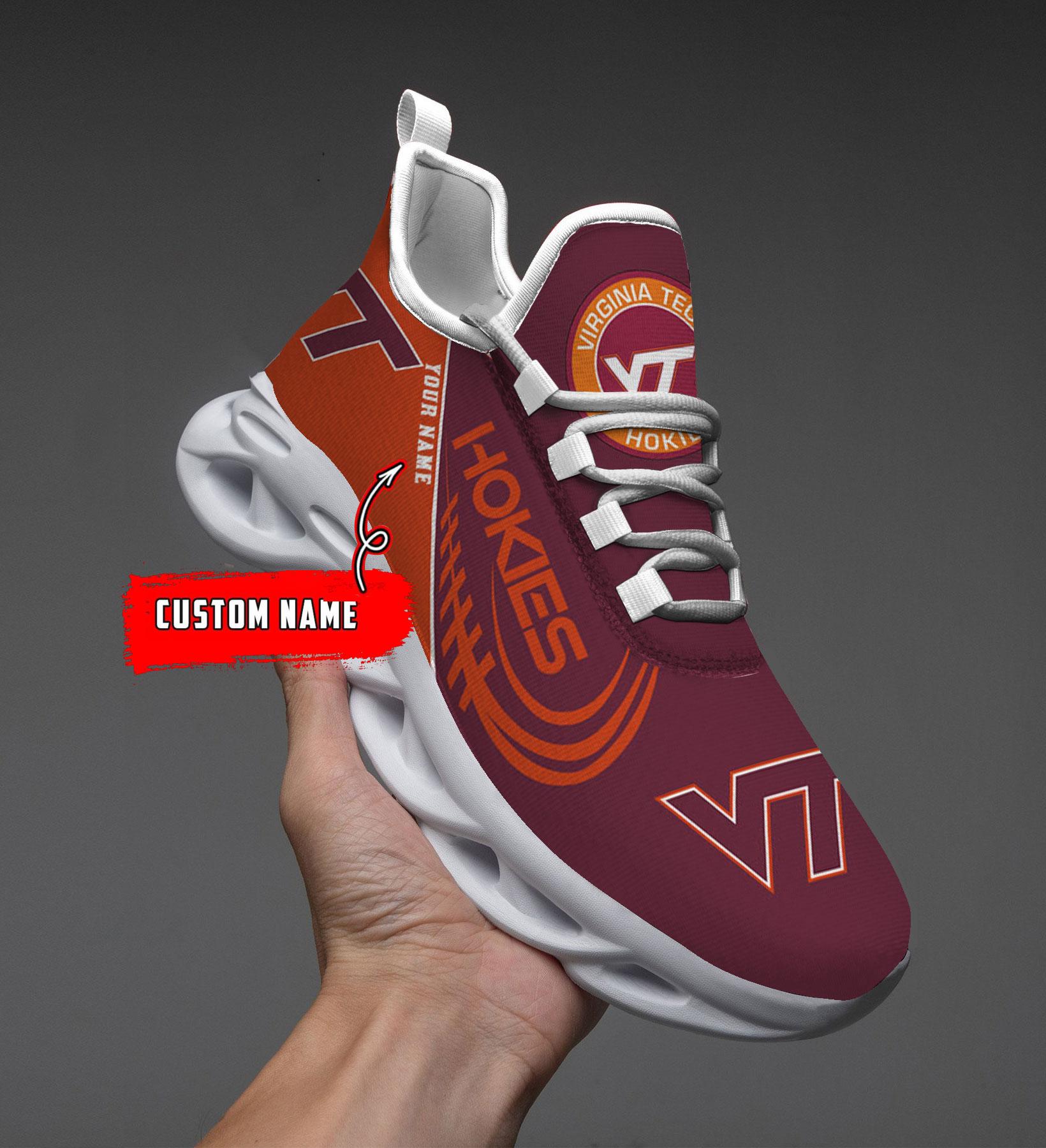 nordmerch virginia tech hokies max soul shoes sneakers for men and women sbt8p