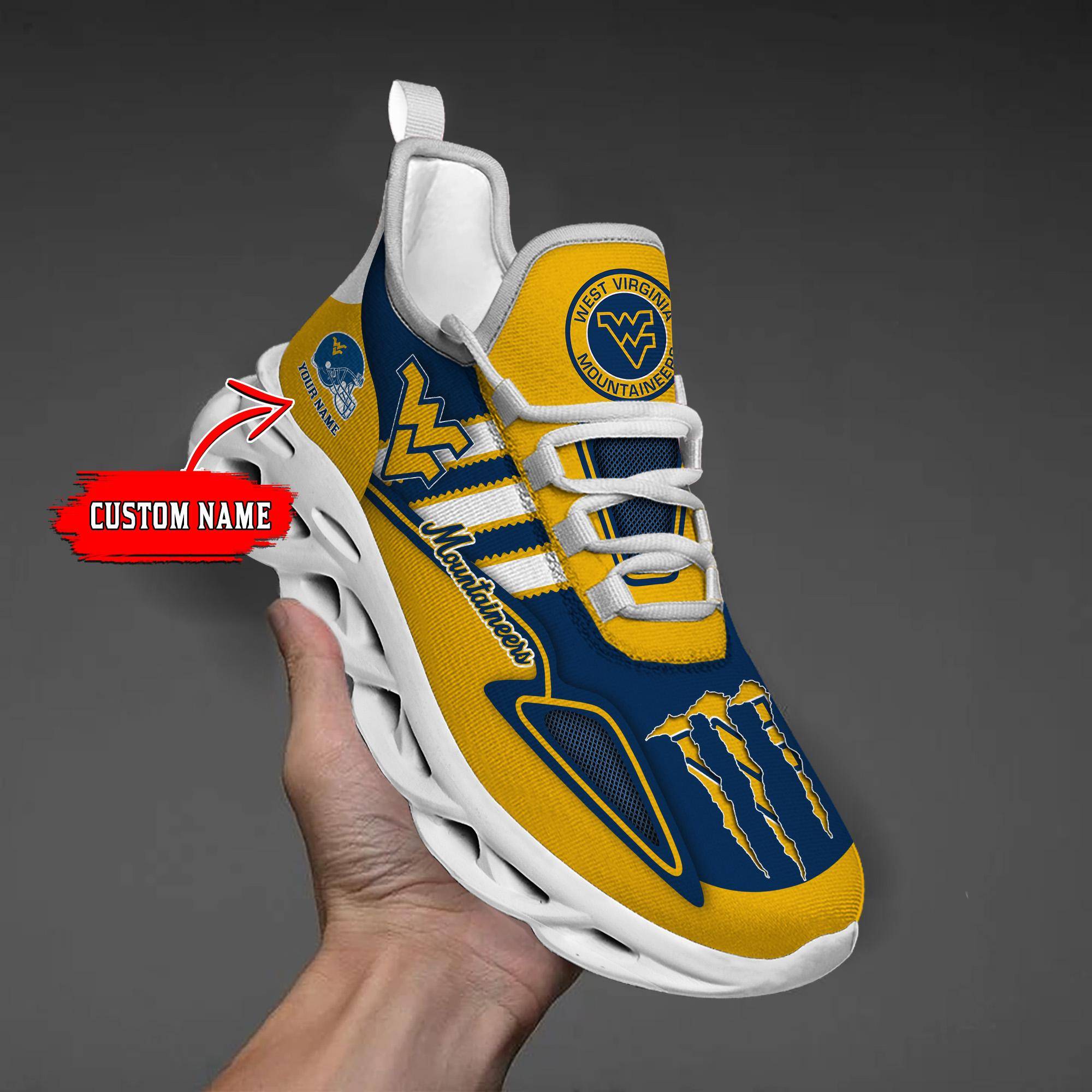 nordmerch west virginia mountaineers max soul shoes sneakers for men and women llowd