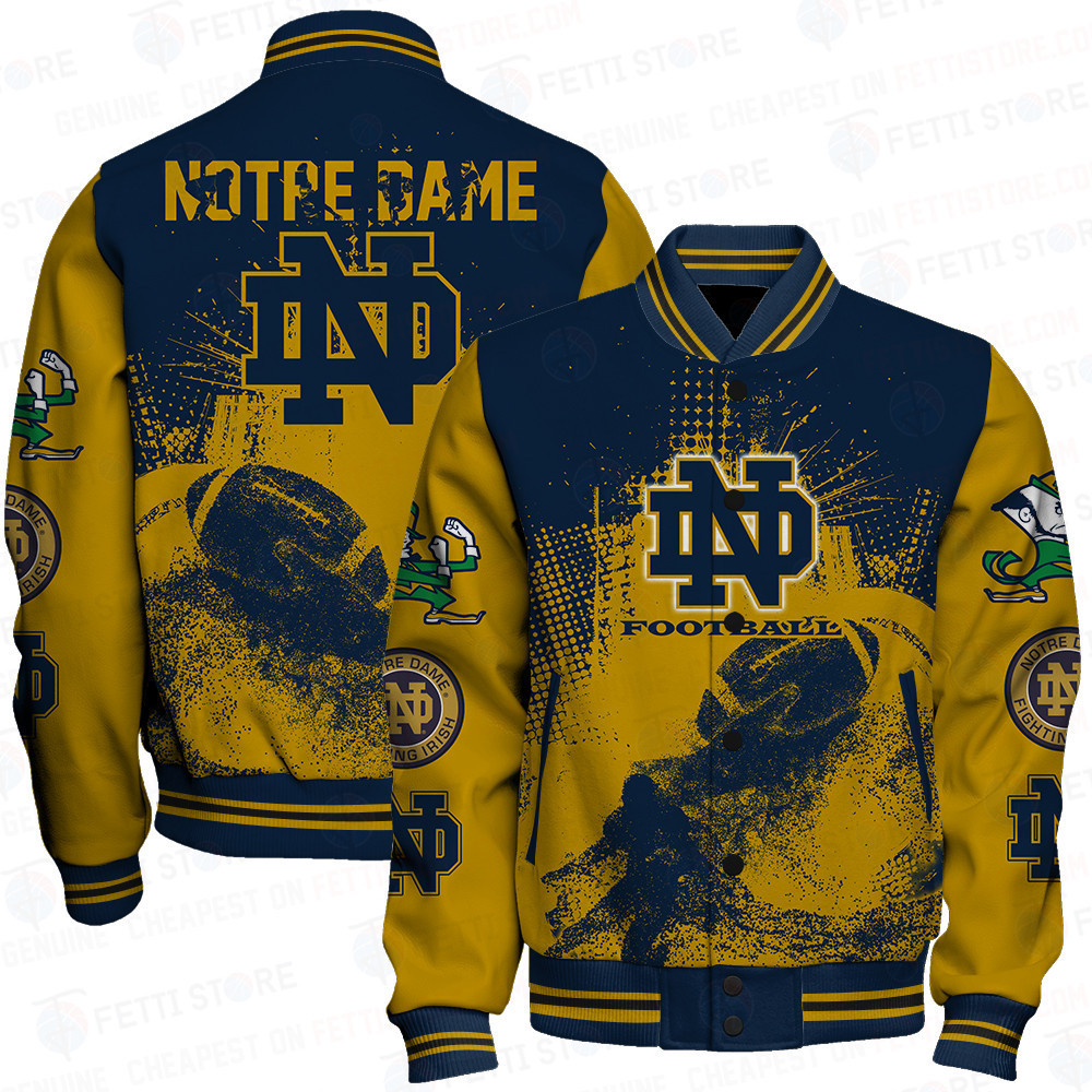 notre dame fighting irish ncaa division i football baseball varsity jacket baseball jacket all over print sh1 v1 4vwme