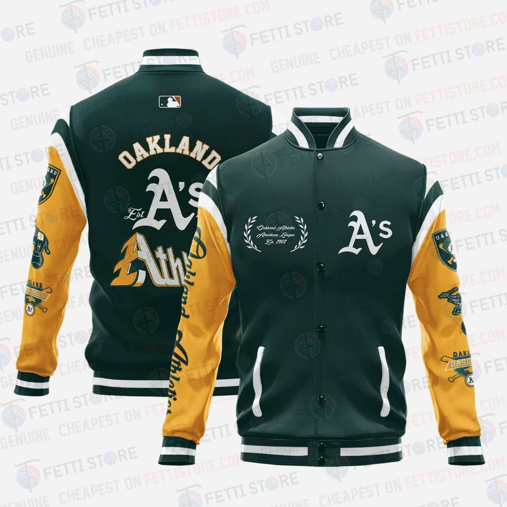 oakland athletic mlb baseball varsity jacket baseball jacket all over print sh1 v1 qhjrh