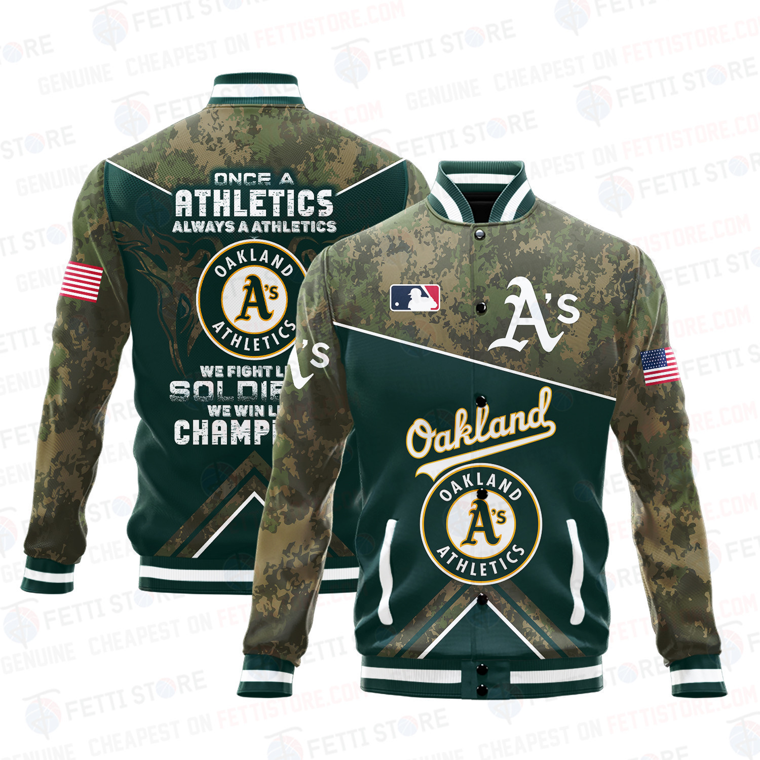 oakland athletics mlb army forces pattern baseball varsity jacket baseball jacket all over print sh1 v5 rkn92