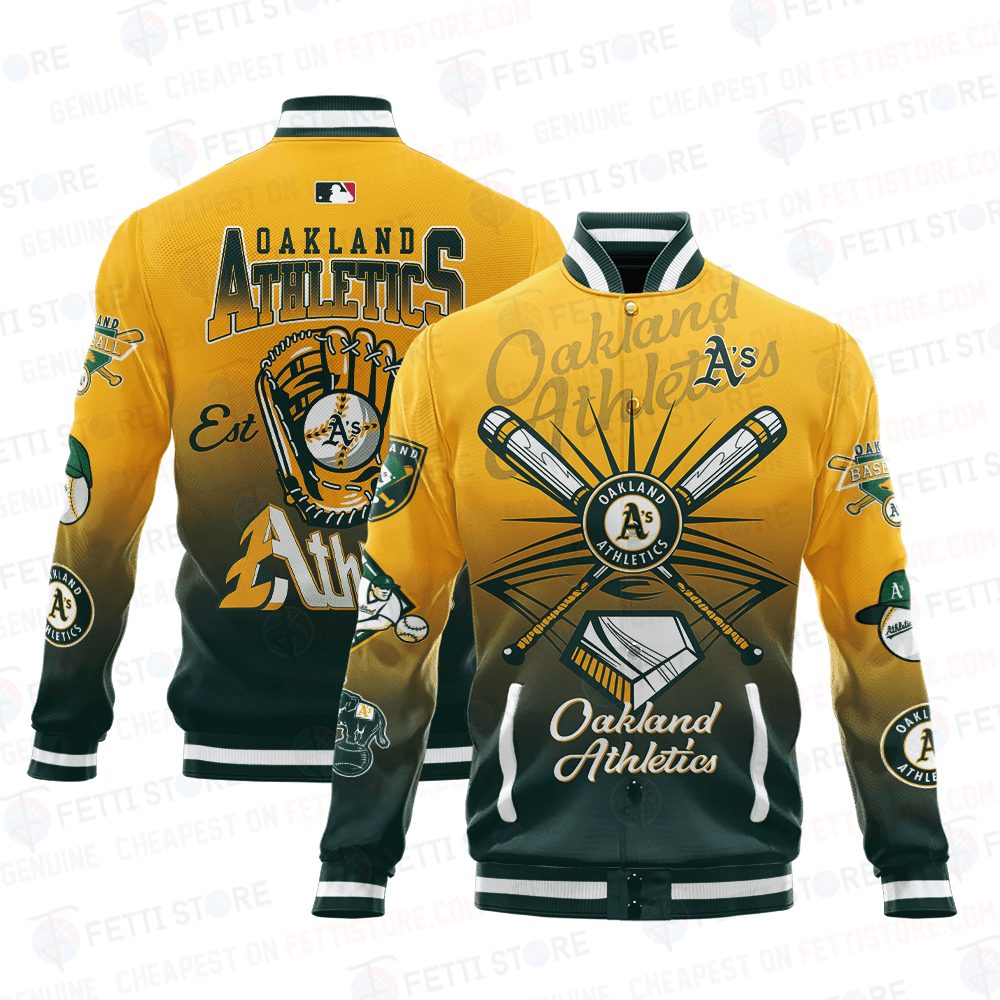 oakland athletics mlb baseball varsity jacket baseball jacket all over print sh1 v5 burr9