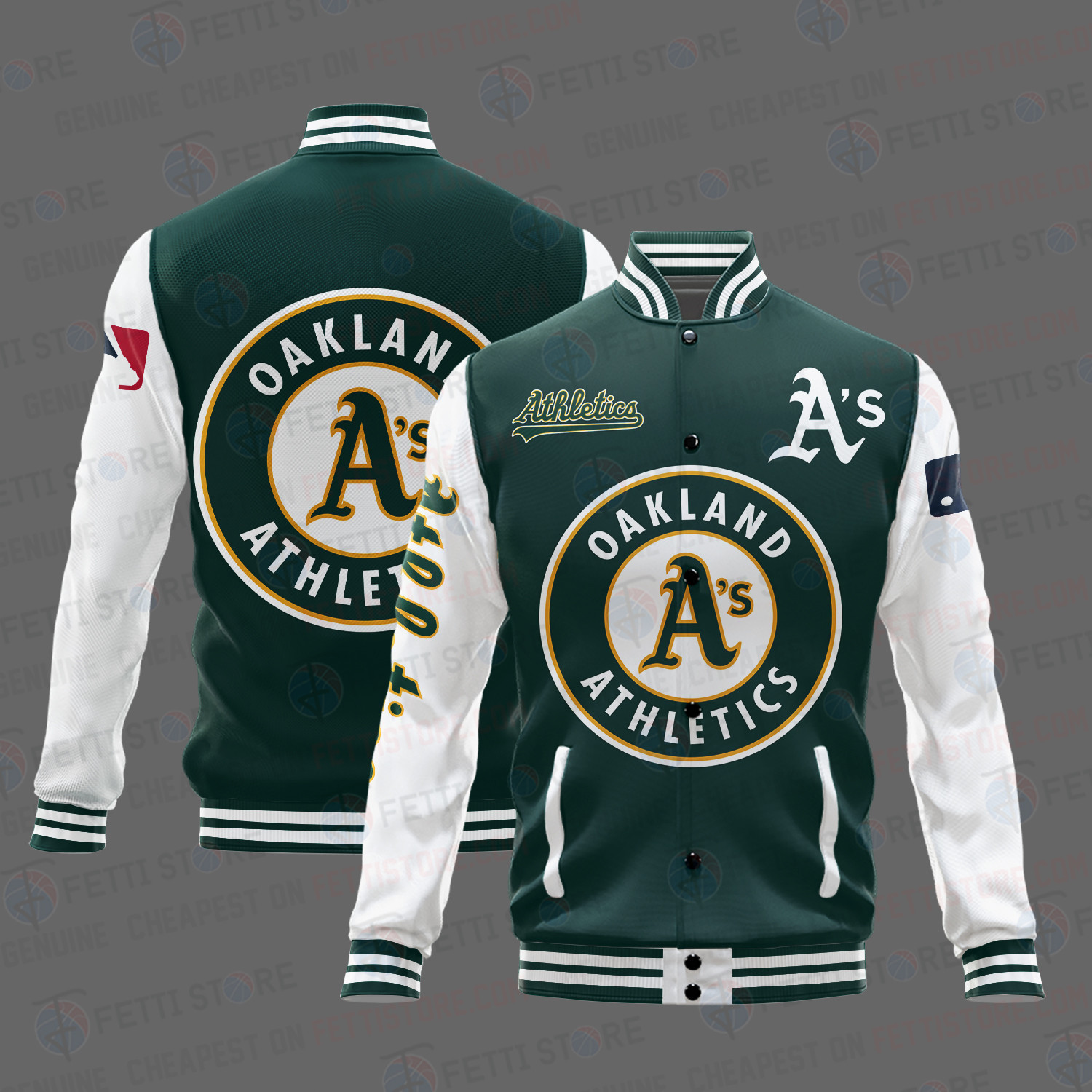 oakland athletics mlb baseball varsity jacket baseball jacket all over print stm rgfuy