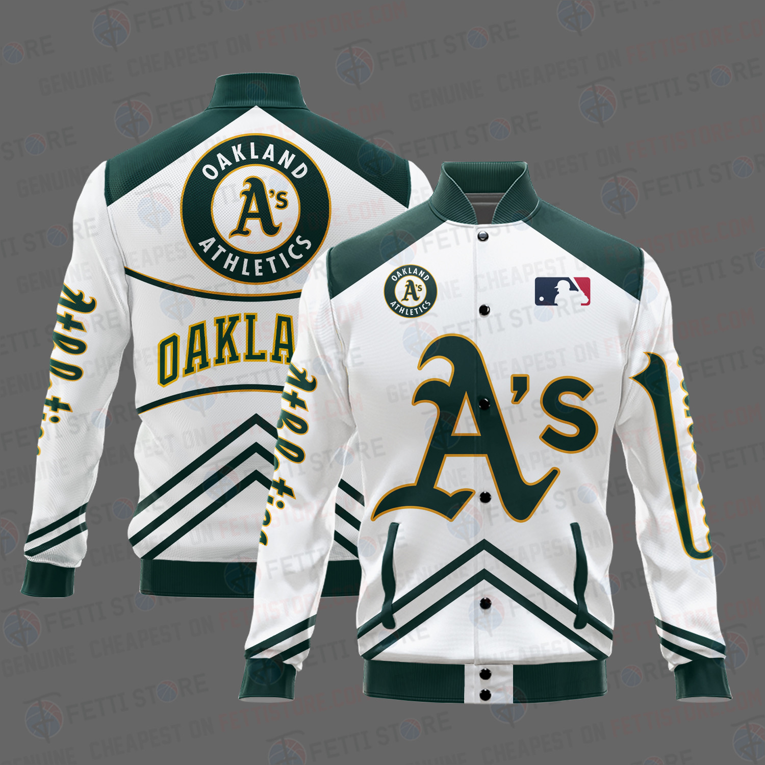 oakland athletics mlb baseball varsity jacket baseball jacket all over print v4 gqty9