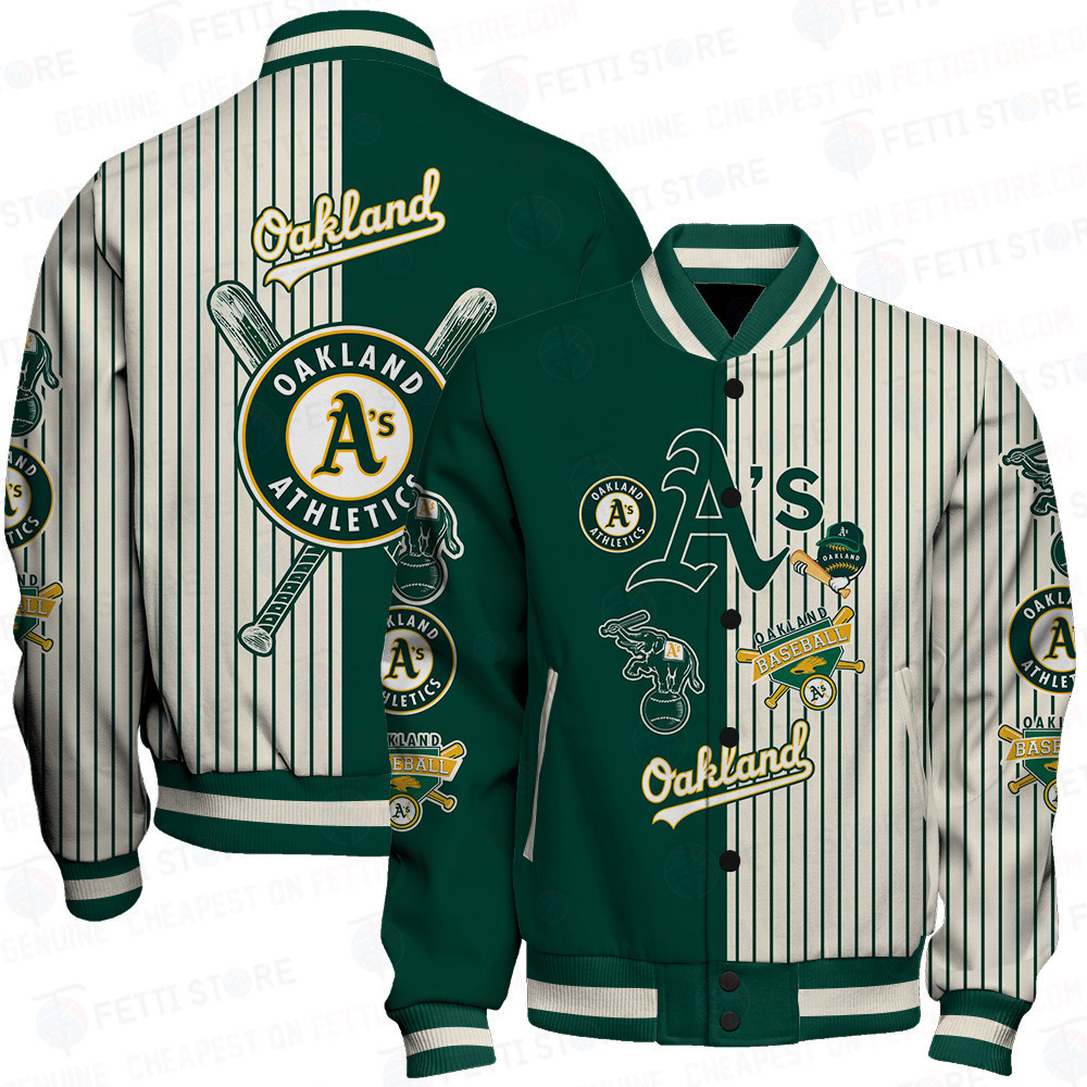 oakland athletics mlb pattern baseball varsity jacket baseball jacket all over print sh1 v3 bs2lz