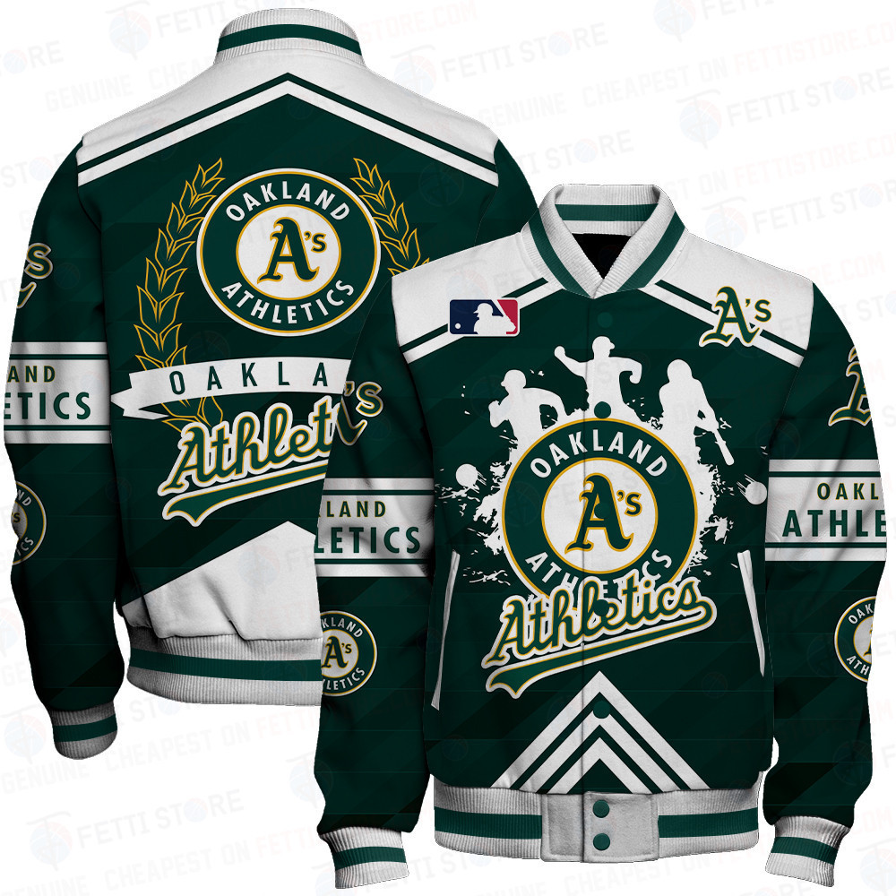 oakland athletics mlb pattern baseball varsity jacket baseball jacket all over print sh1 v4 56ajs