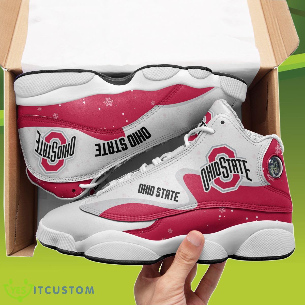 ohio state buckeyes air jordan 13 sneakers unique gift for men and women