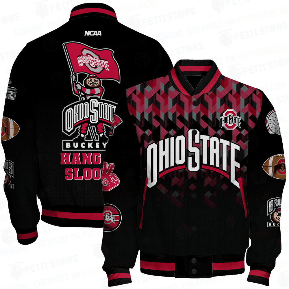 ohio state buckeyes ncaa division football baseball varsity jacket baseball jacket all over print stm v2 xsb5z