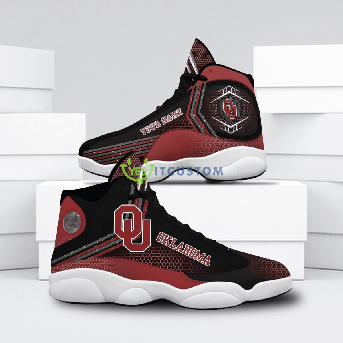 oklahoma sooners football best custom name air jordan 13 shoes