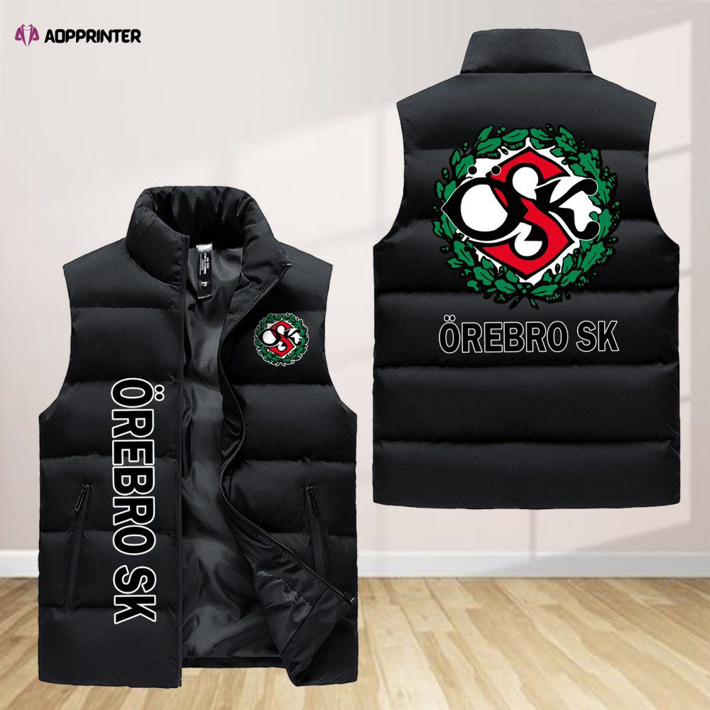 orebro sk sleeveless puffer jacket custom for fans gifts