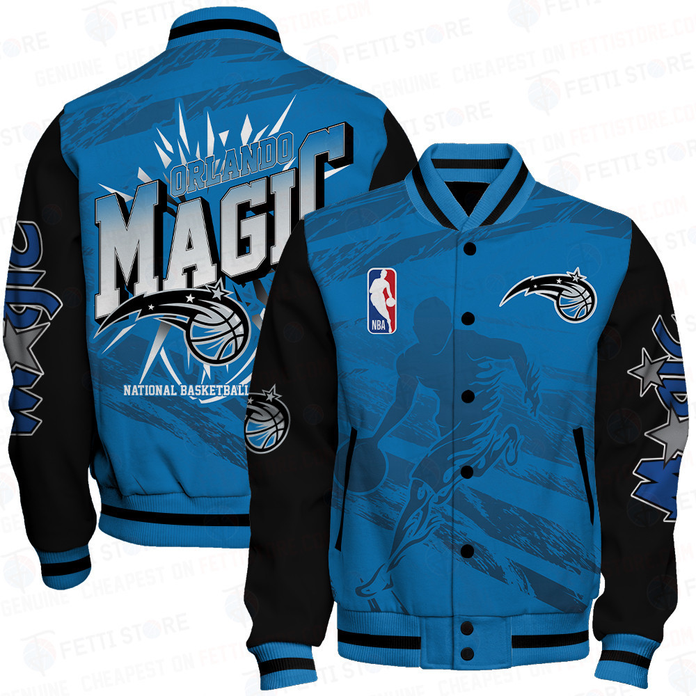 orlando magic nba print baseball varsity jacket baseball jacket all over print sfat v27 pjuti