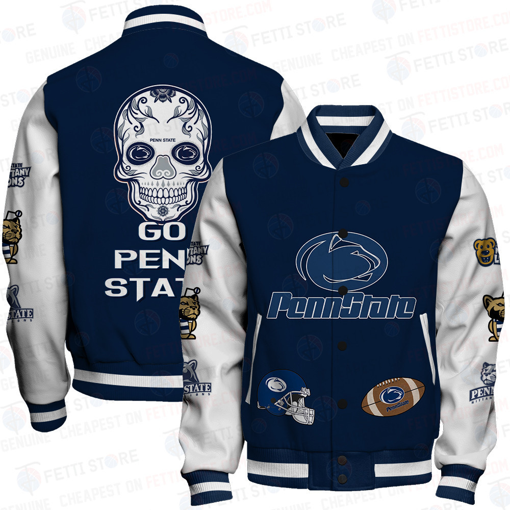 penn state nittany lions ncaa football baseball varsity jacket baseball jacket all over print stm llypo