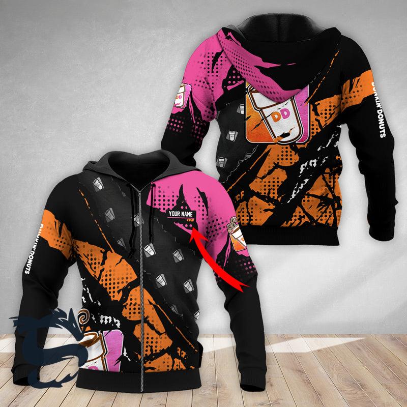 personalized halftone dunkin donut hoodie and zip hoodie santa joker 2 1600x